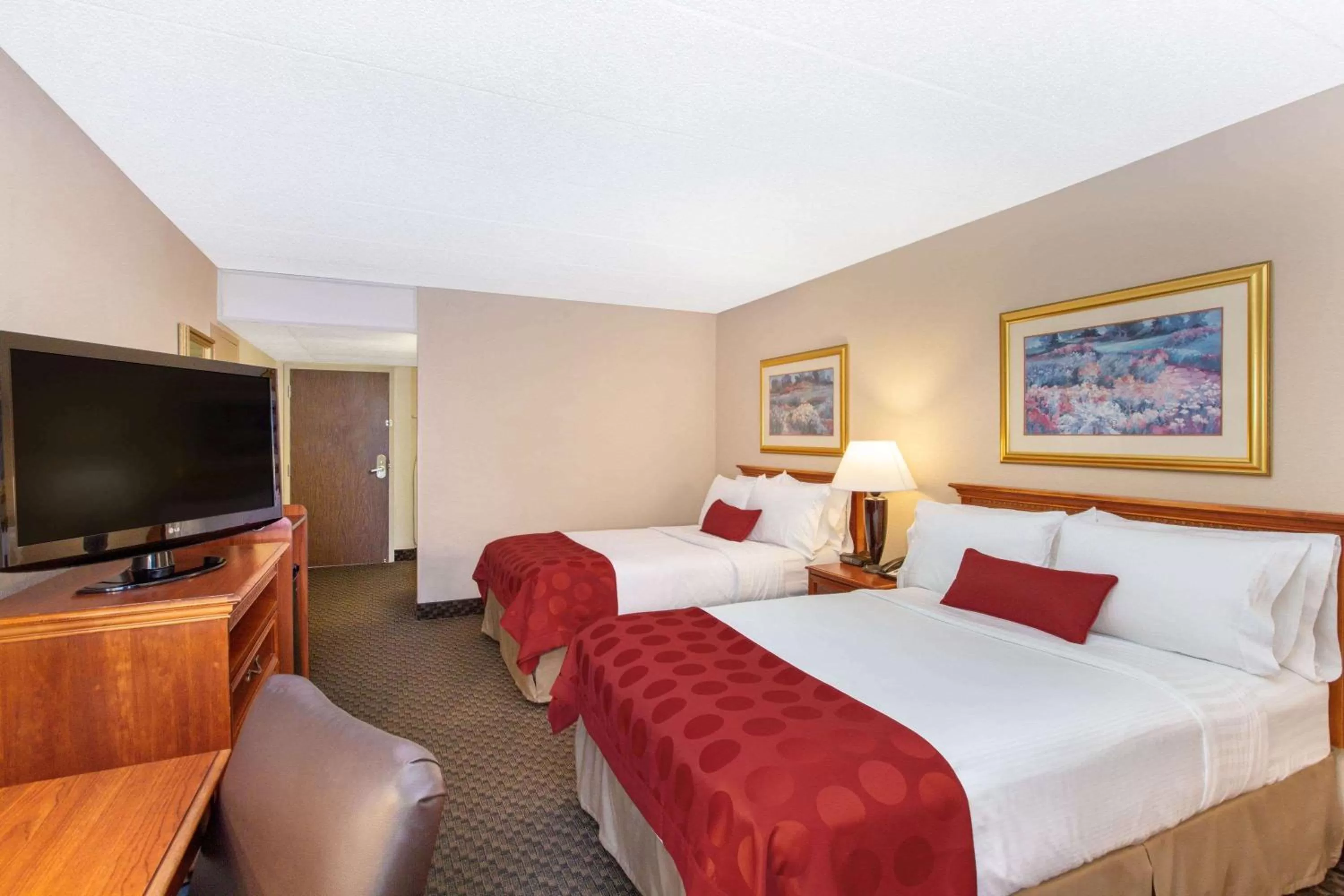 2 Double Beds, Pool View, Second Floor, Non-Smoking in Ramada by Wyndham Midtown Grand Island