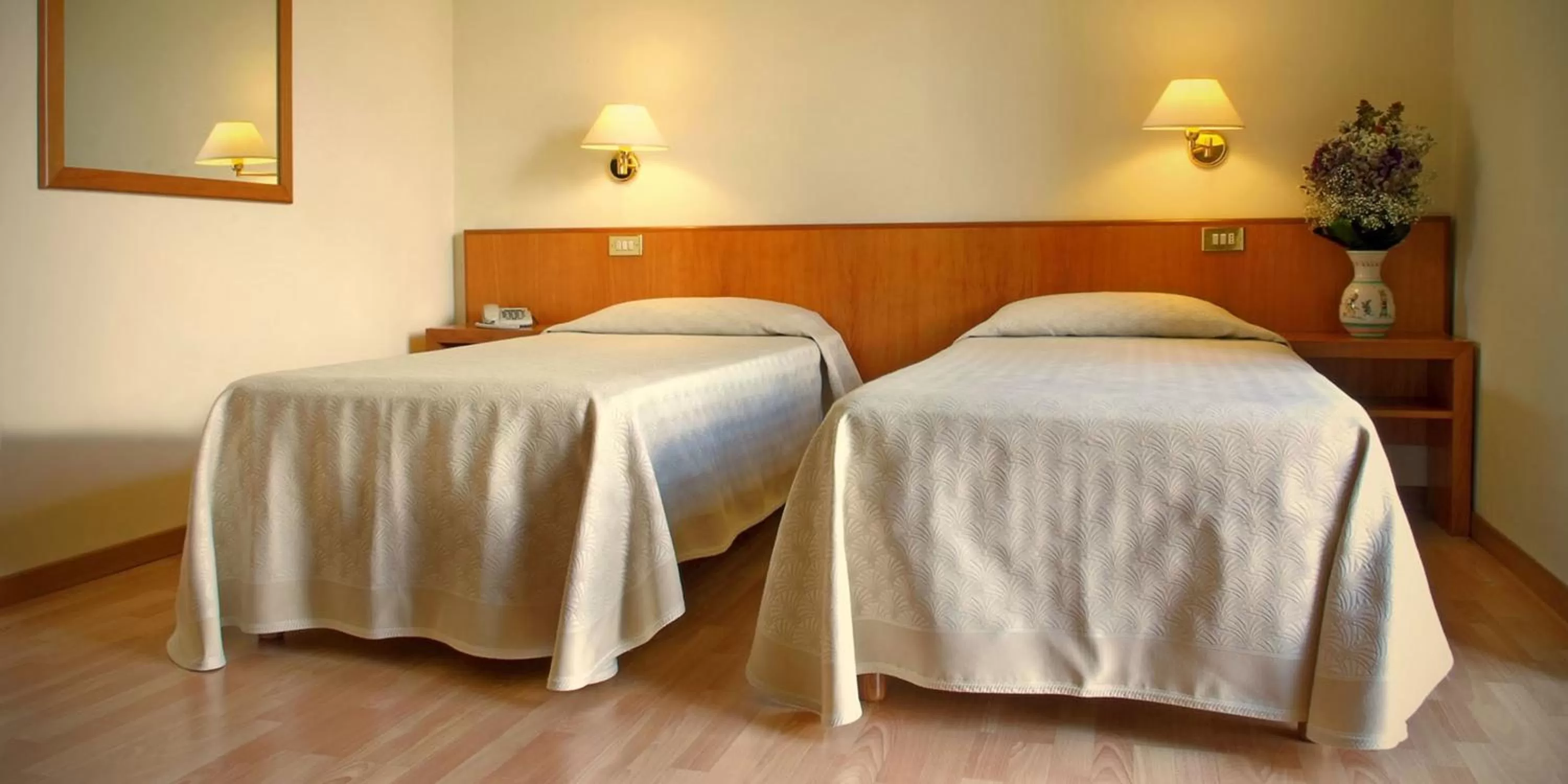 Twin Room in Hotel Plaza