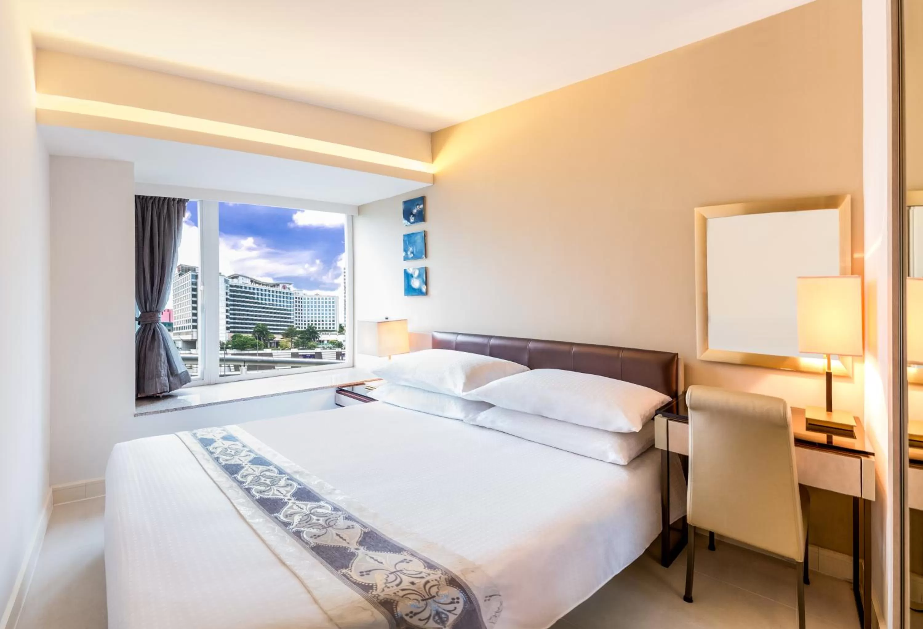 Two-Bedroom Suite with City View in Kowloon Harbourfront Hotel
