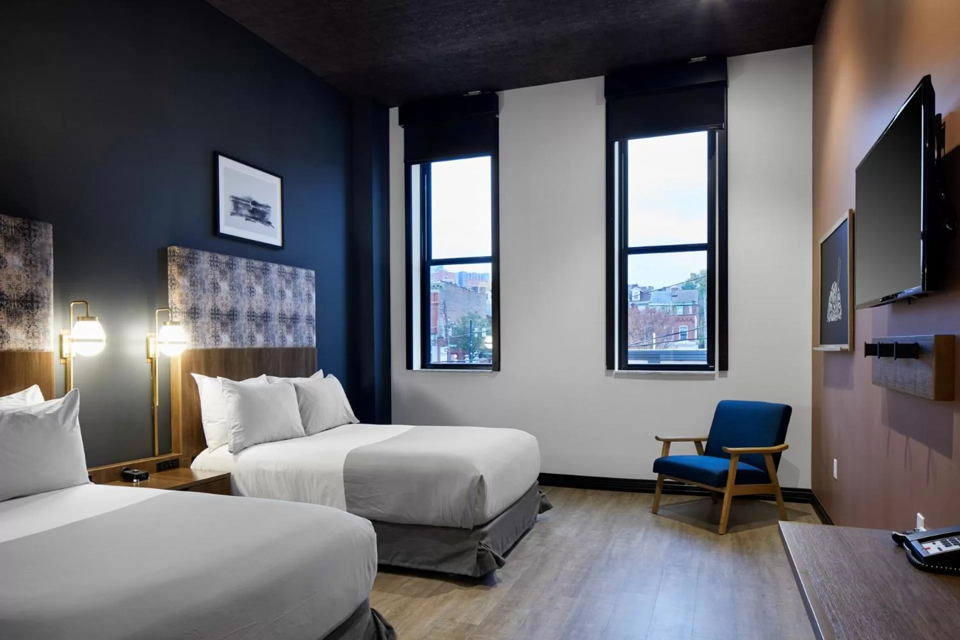 Double Room with Two Double Beds and Bath Tub - Mobility Accessible/Non-Smoking in TRYP by Wyndham Pittsburgh/Lawrenceville