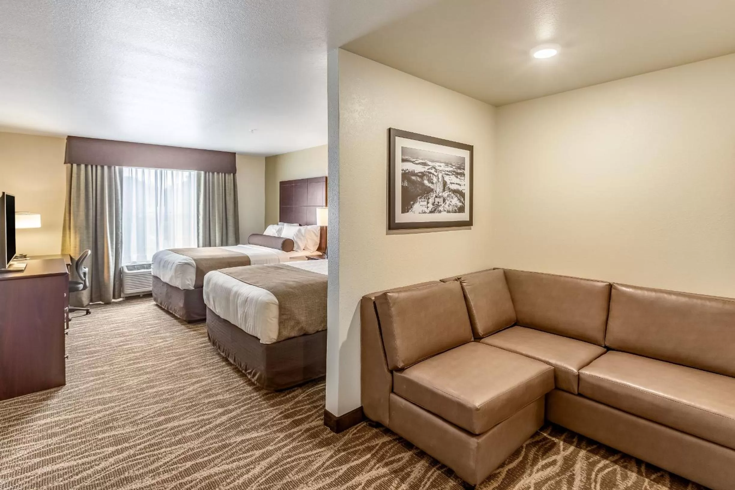 Queen Studio - Disability Access in Cobblestone Hotel & Suites - Stevens Point