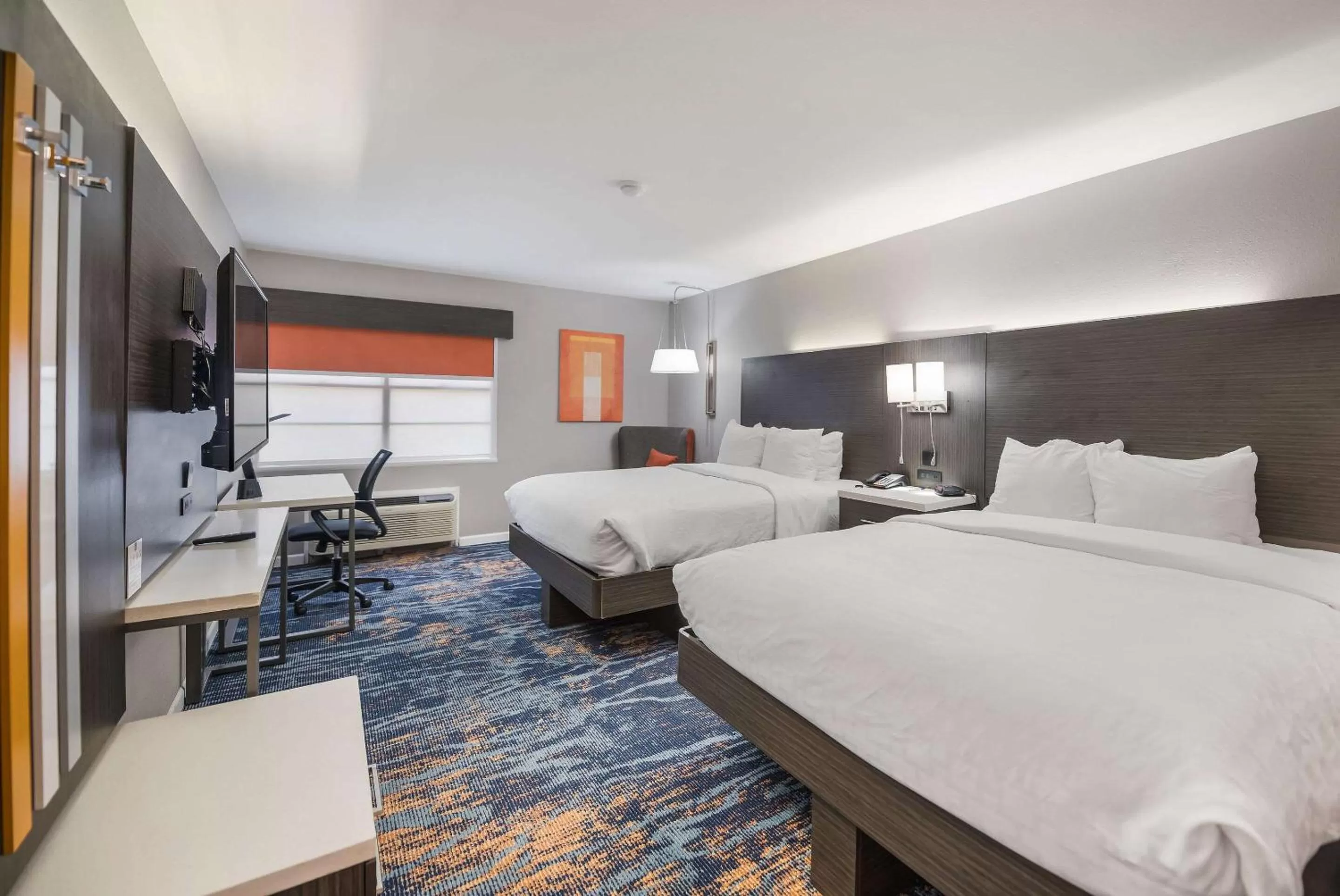 Double Room with Two Double Beds - Non-Smoking in Clarion Pointe Marshall