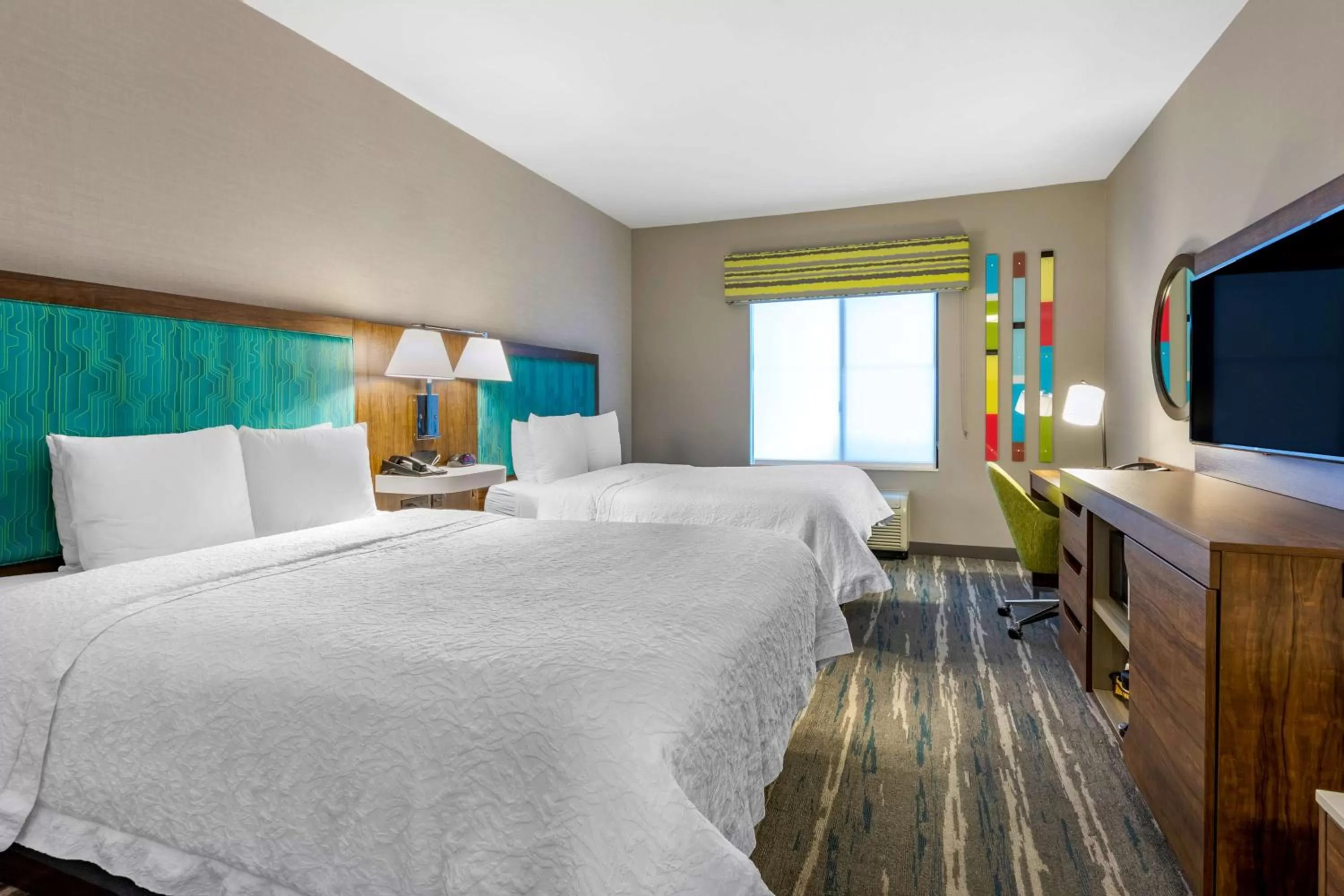 Queen Room with Two Queen Beds in Hampton Inn Carlsbad North San Diego County