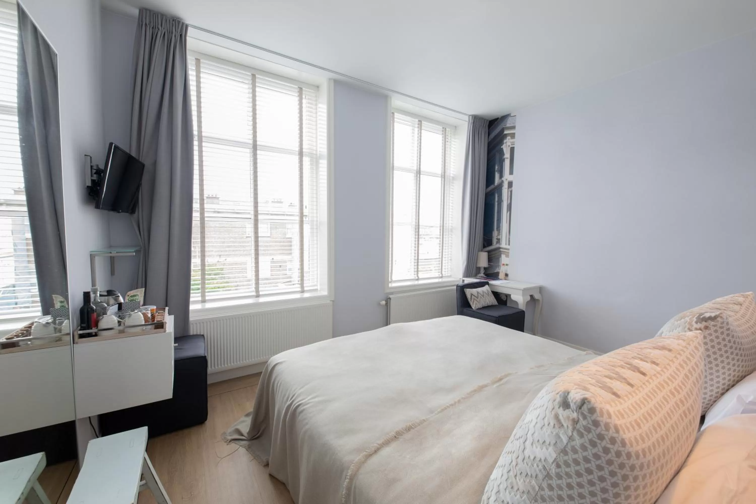 Superior Double Room with Patio View in Stadsvilla Hotel Mozaic Den Haag