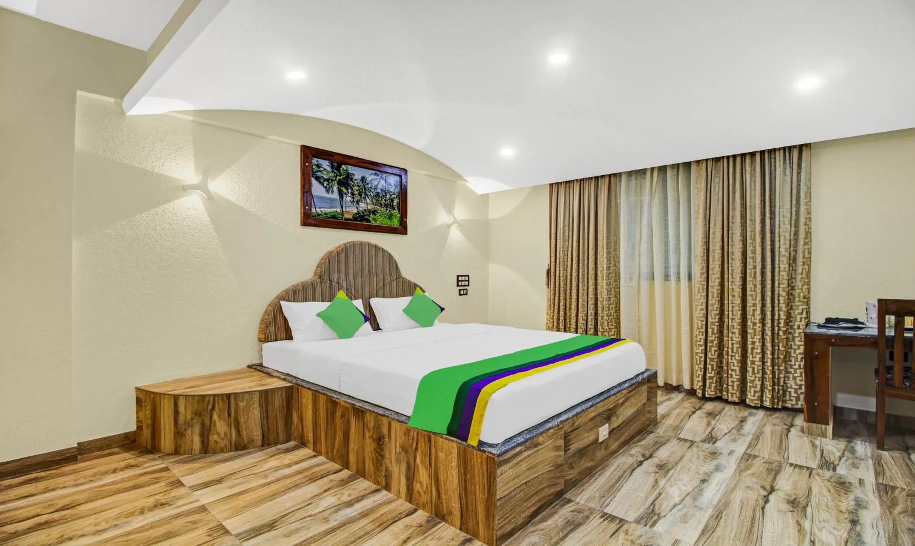 Standard Double Room - single occupancy in Treebo Majestic Palms, 2 Km From Colva Beach