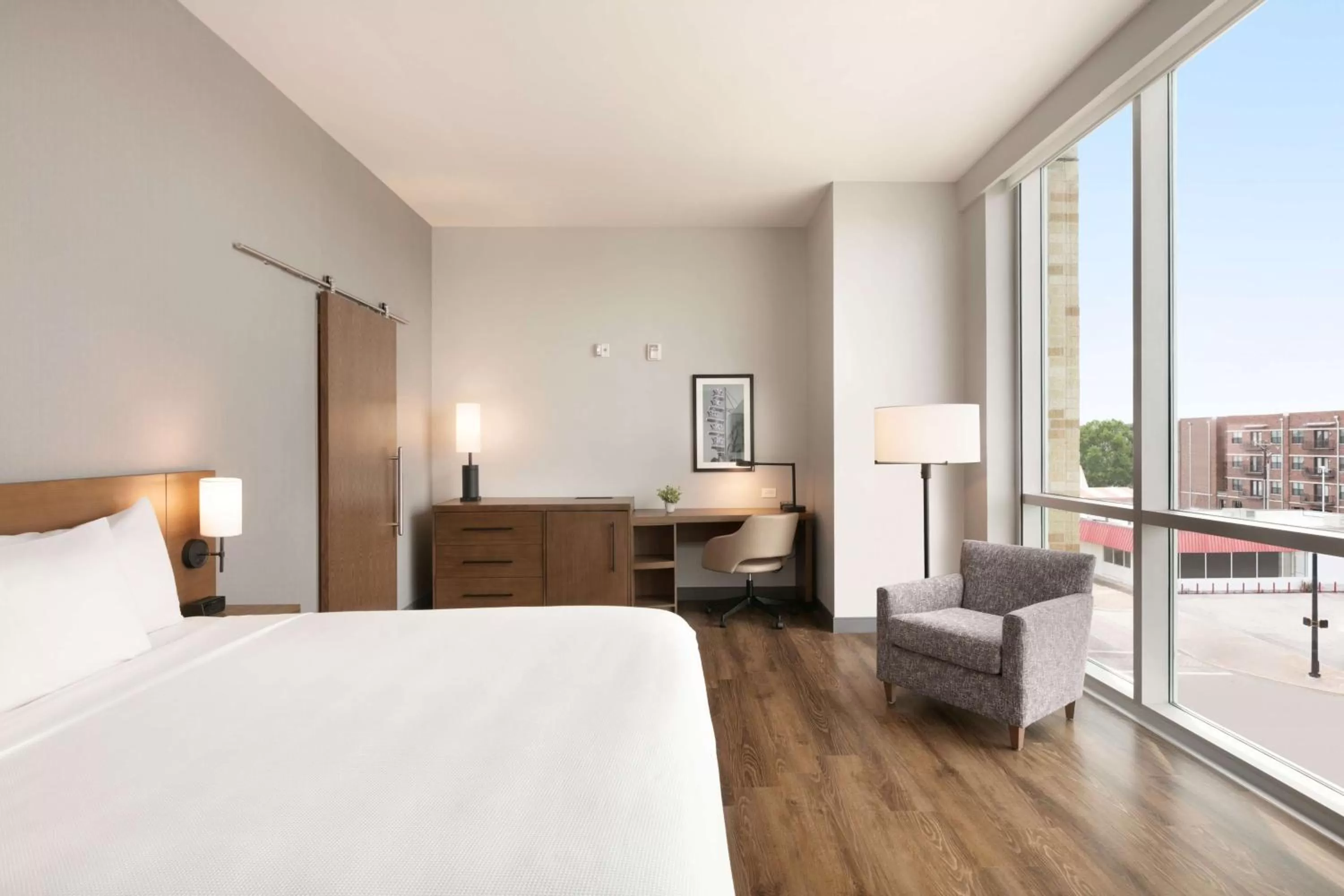 King Suite with Sofa Bed and Roll-In Shower - Disability Access in Hyatt Place Fort Worth/TCU