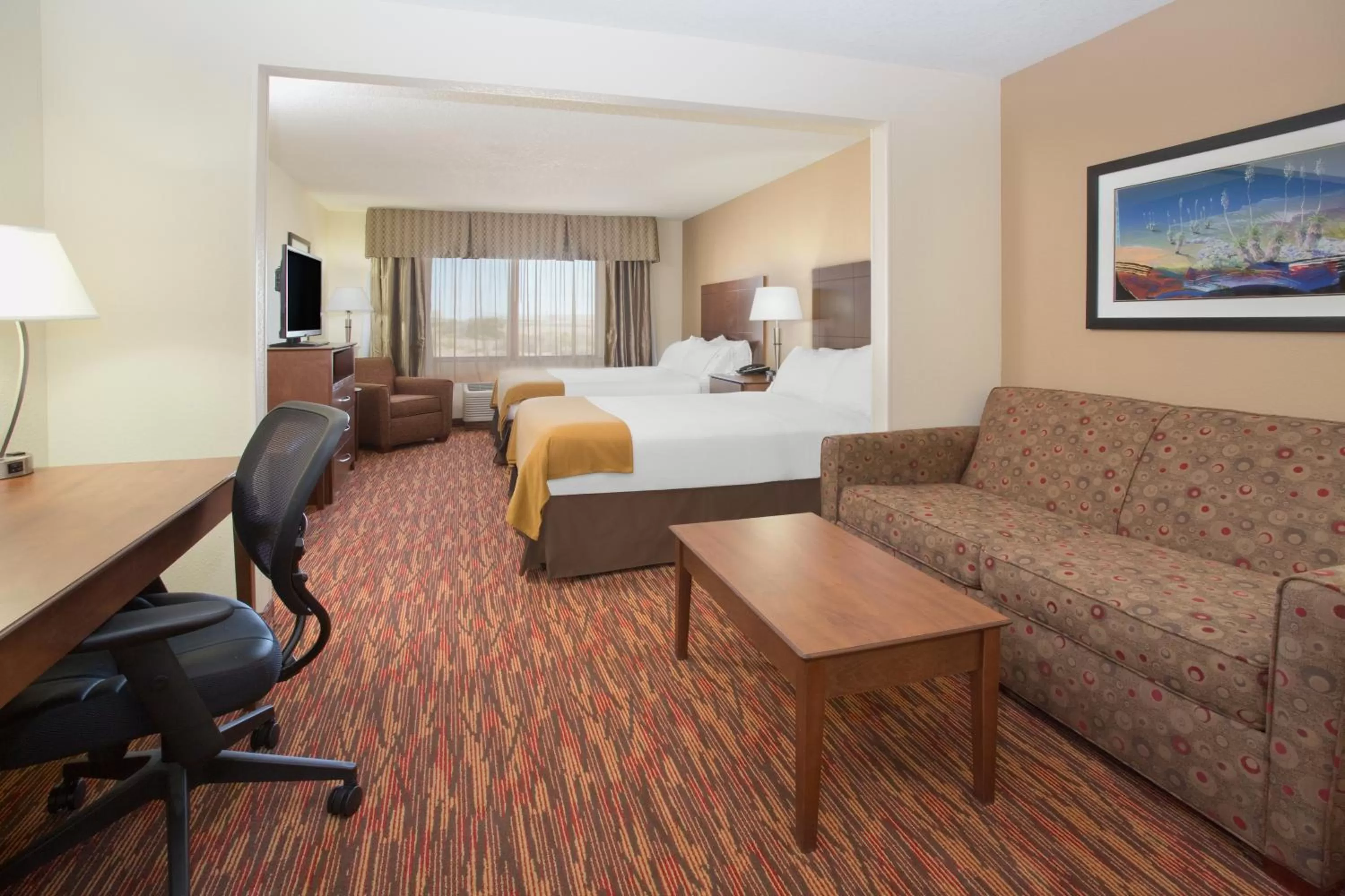 Queen Suite with Two Queen Beds and Sofa Bed in Holiday Inn Express & Suites Truth Or Consequences by IHG