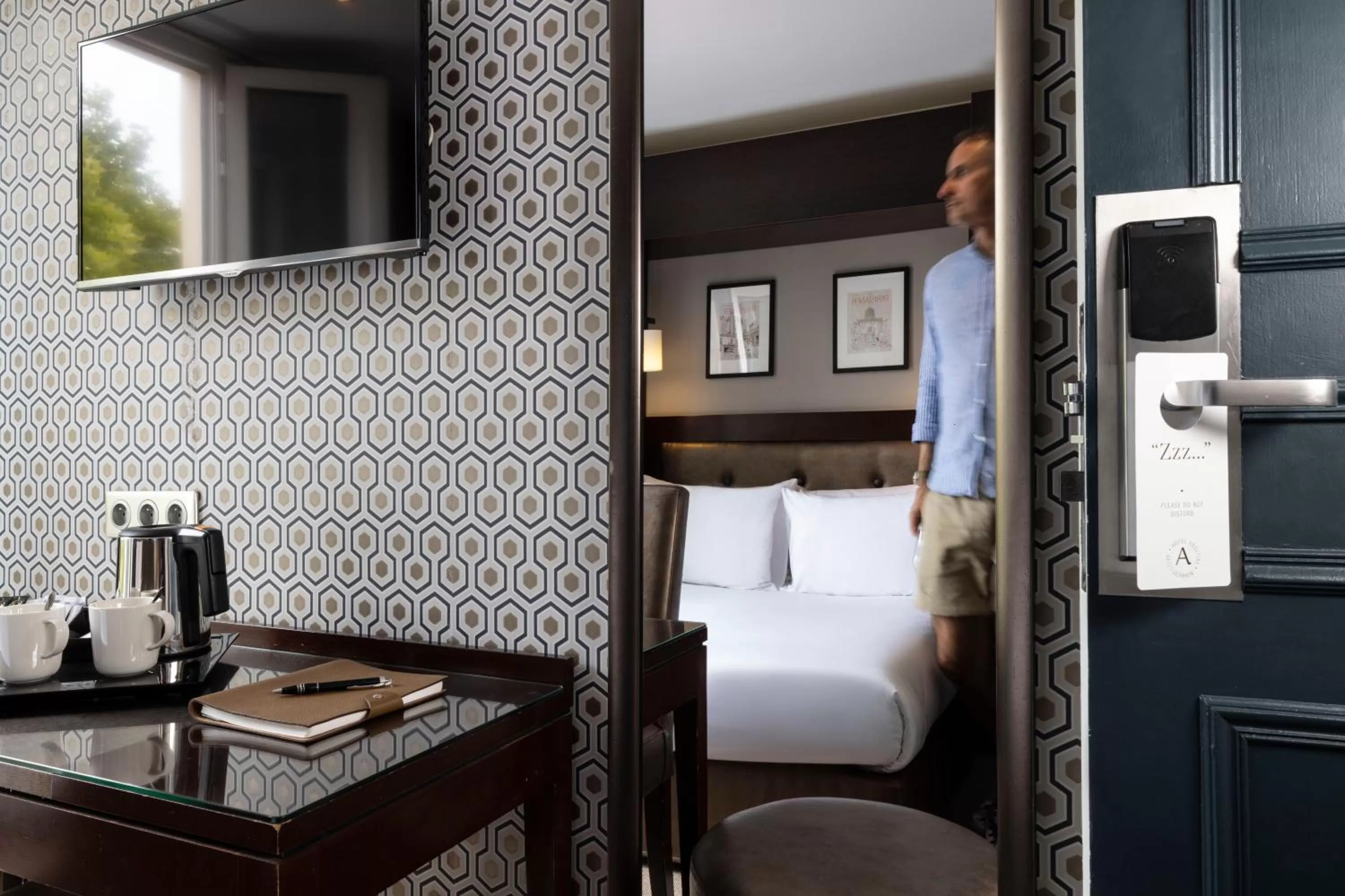 Comfort Room in Hotel Abbatial Saint Germain