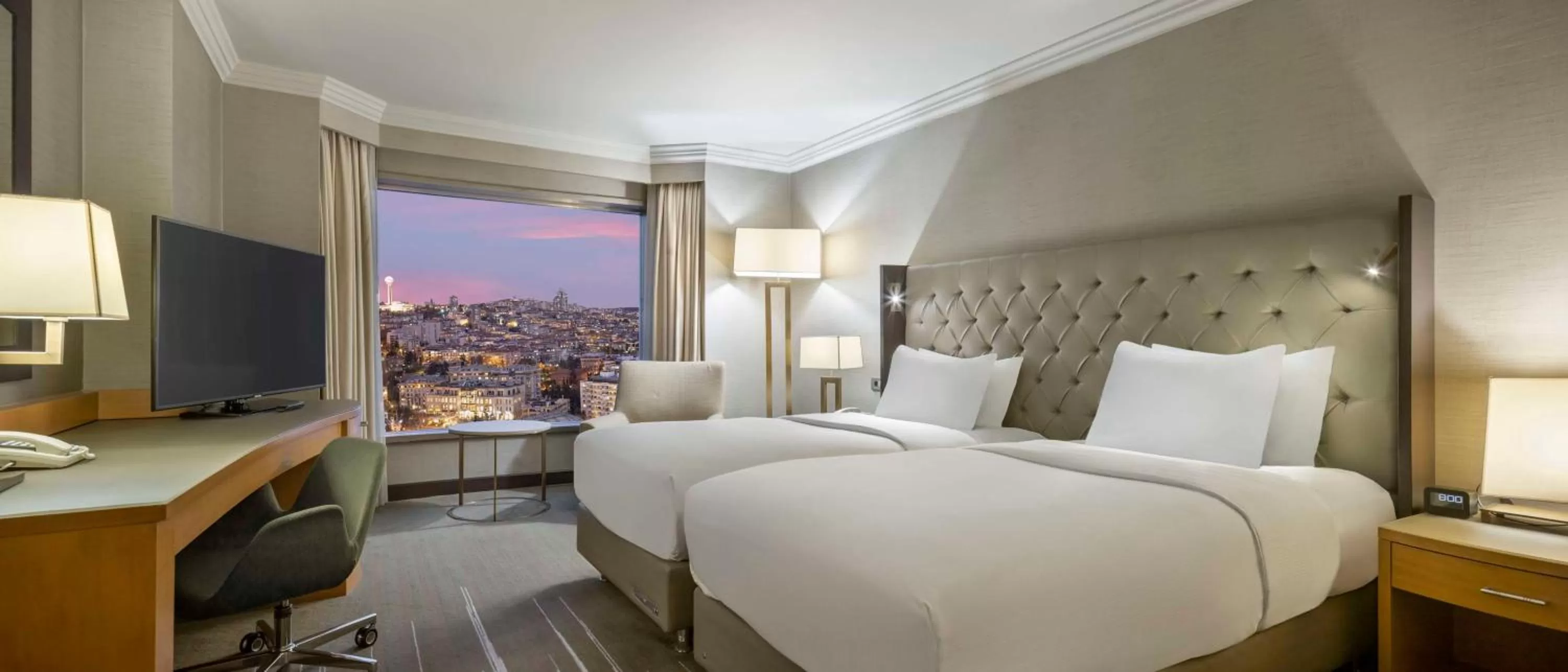 Twin Room in Ankara HiltonSA