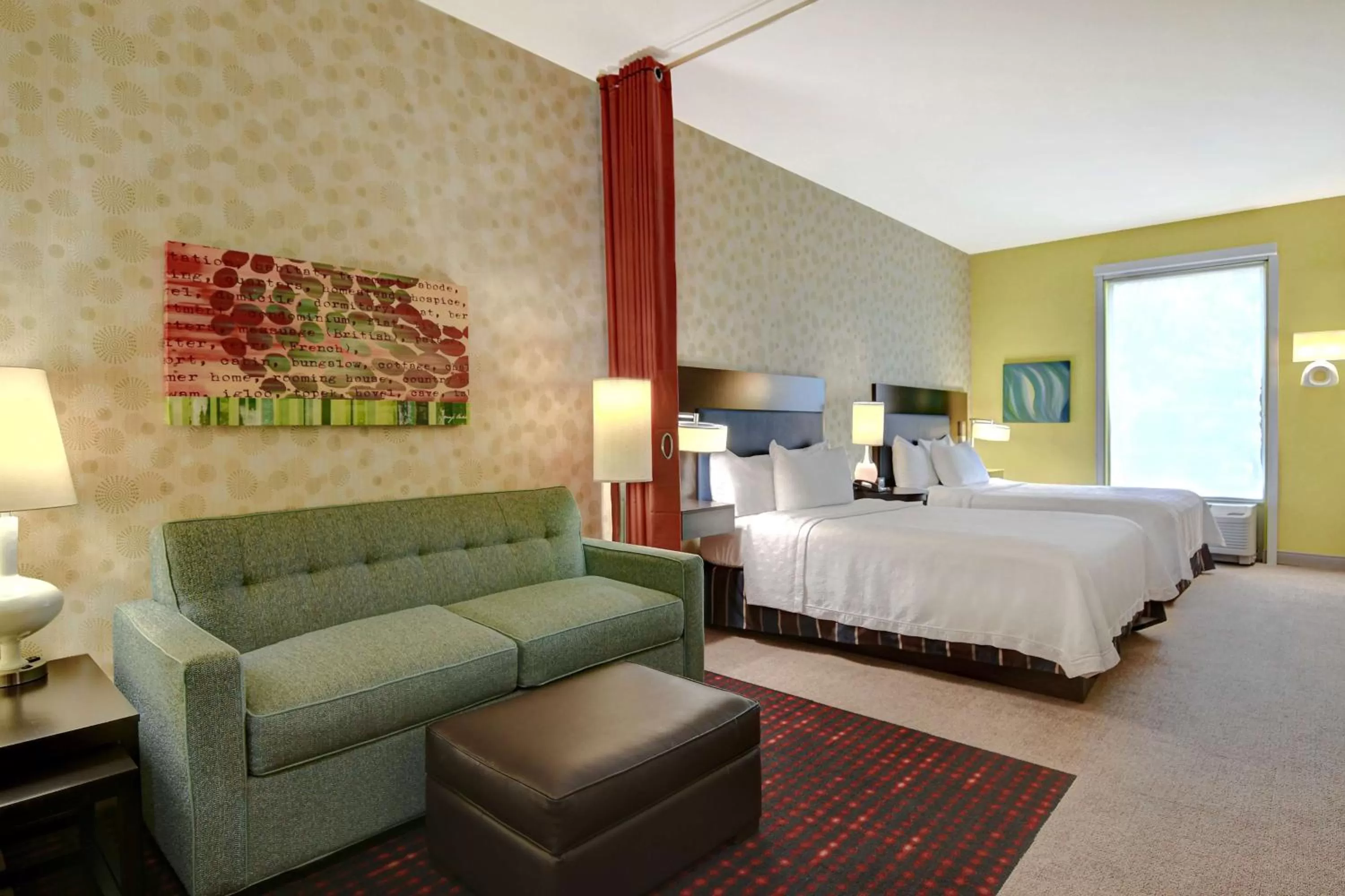 Queen Studio with Two Queen Beds - Non-Smoking in Home2Suites by Hilton Augusta