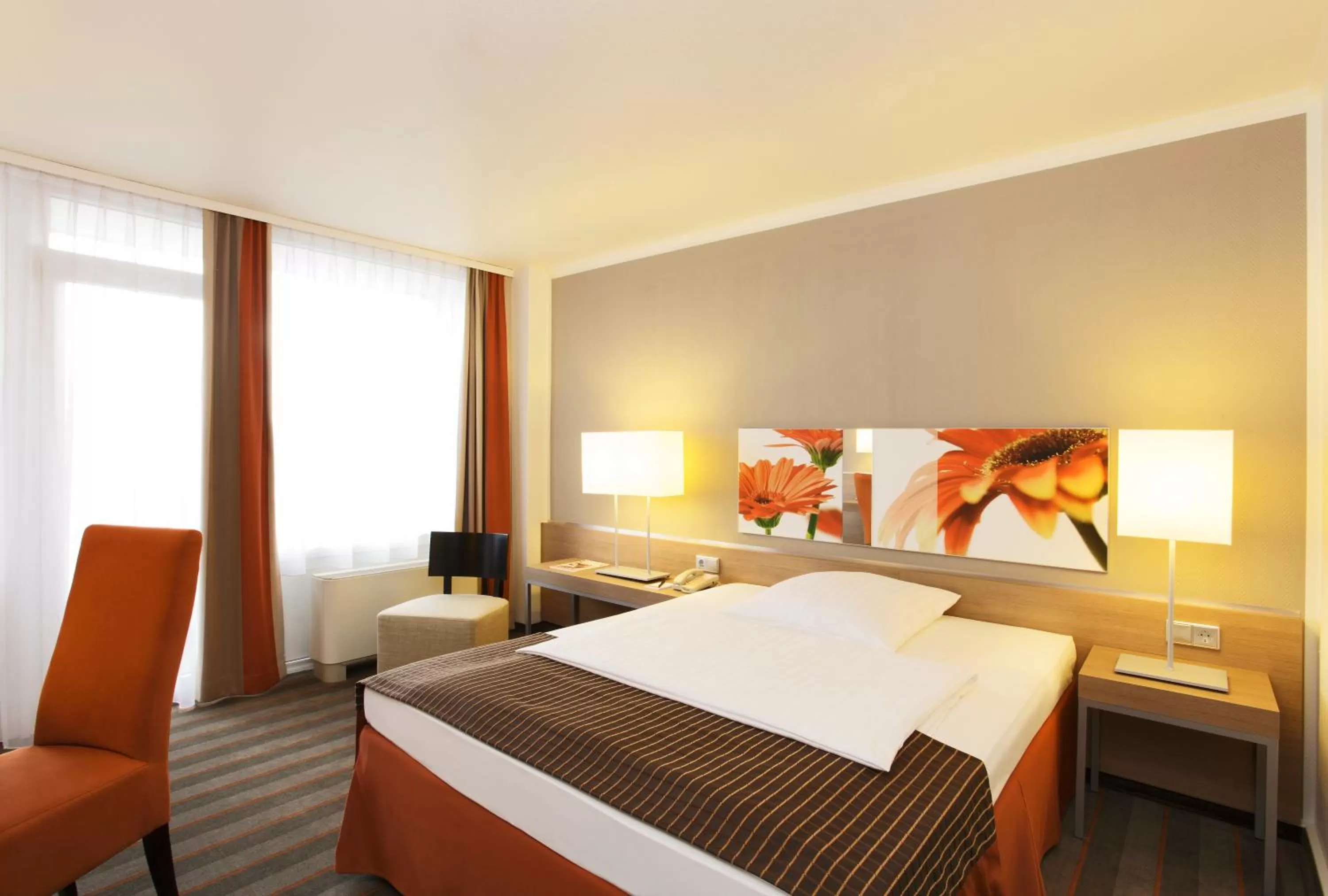 Comfort Single Room in H4 Hotel Frankfurt Messe