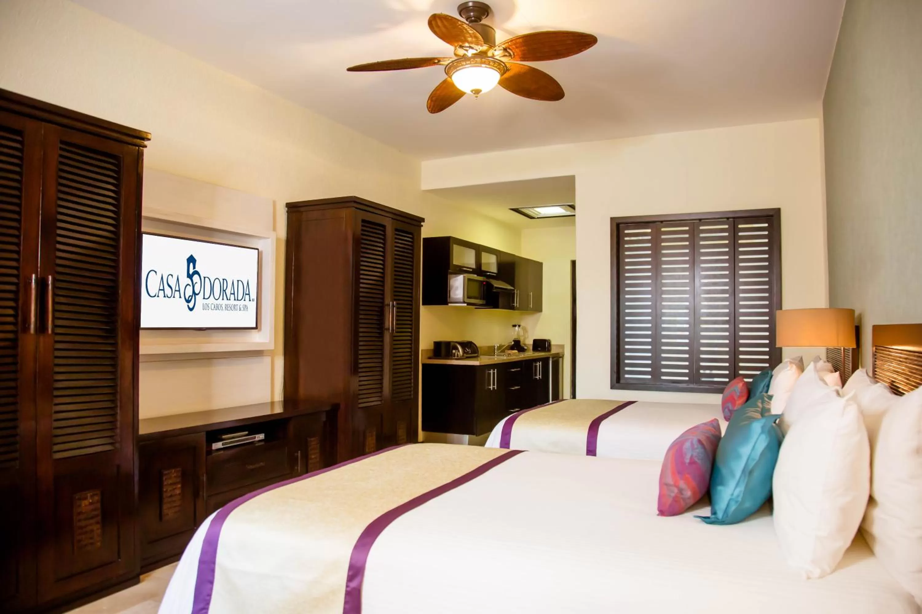 Standard Double Room with Two Double Beds in Casa Dorada Los Cabos Resort & Spa