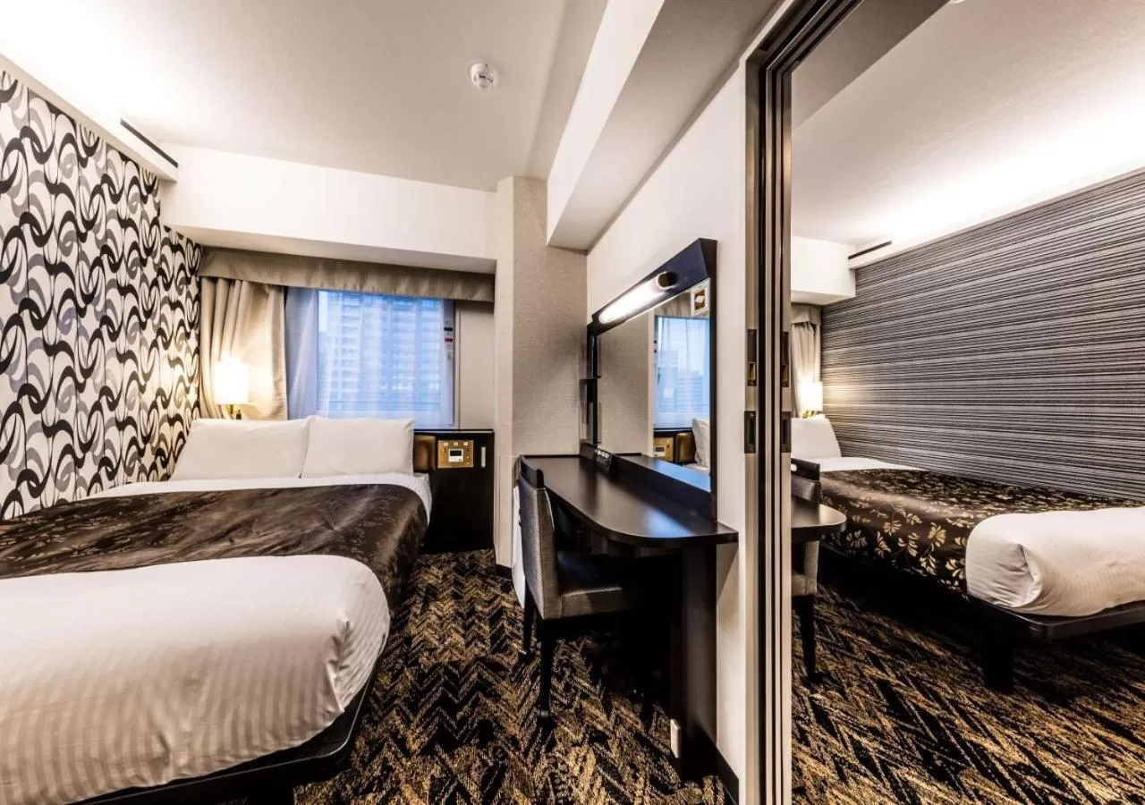 Connecting Double Room - Non-Smoking - Sky Floor in APA Hotel & Resort Osaka Umeda Eki Tower
