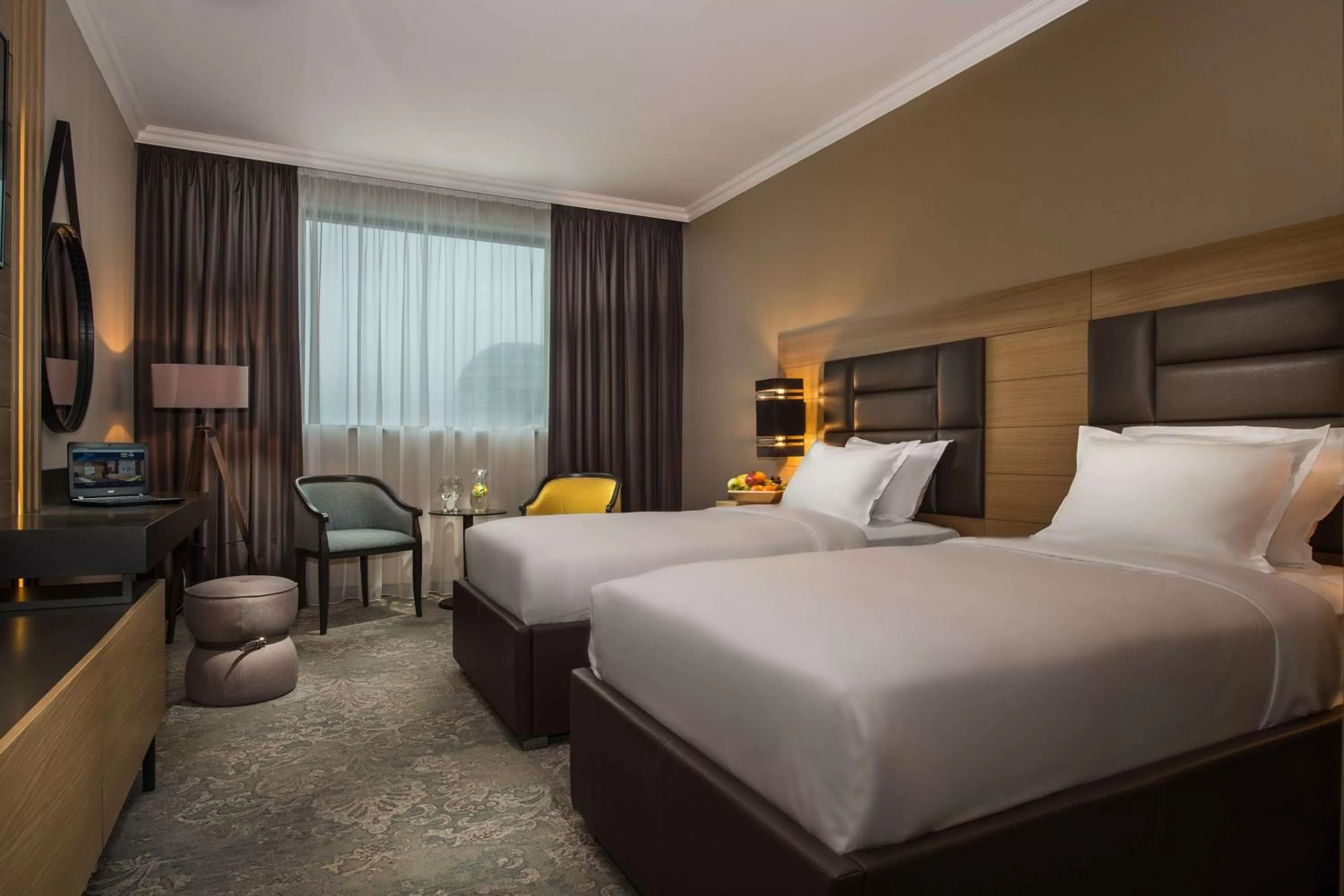 Superior Business Room - single occupancy - Two Single Beds with Complimentary Water, Free WiFi, Free Tea and Coffee Equipment in Expo Hotel Sofia - Free Airport Shuttle