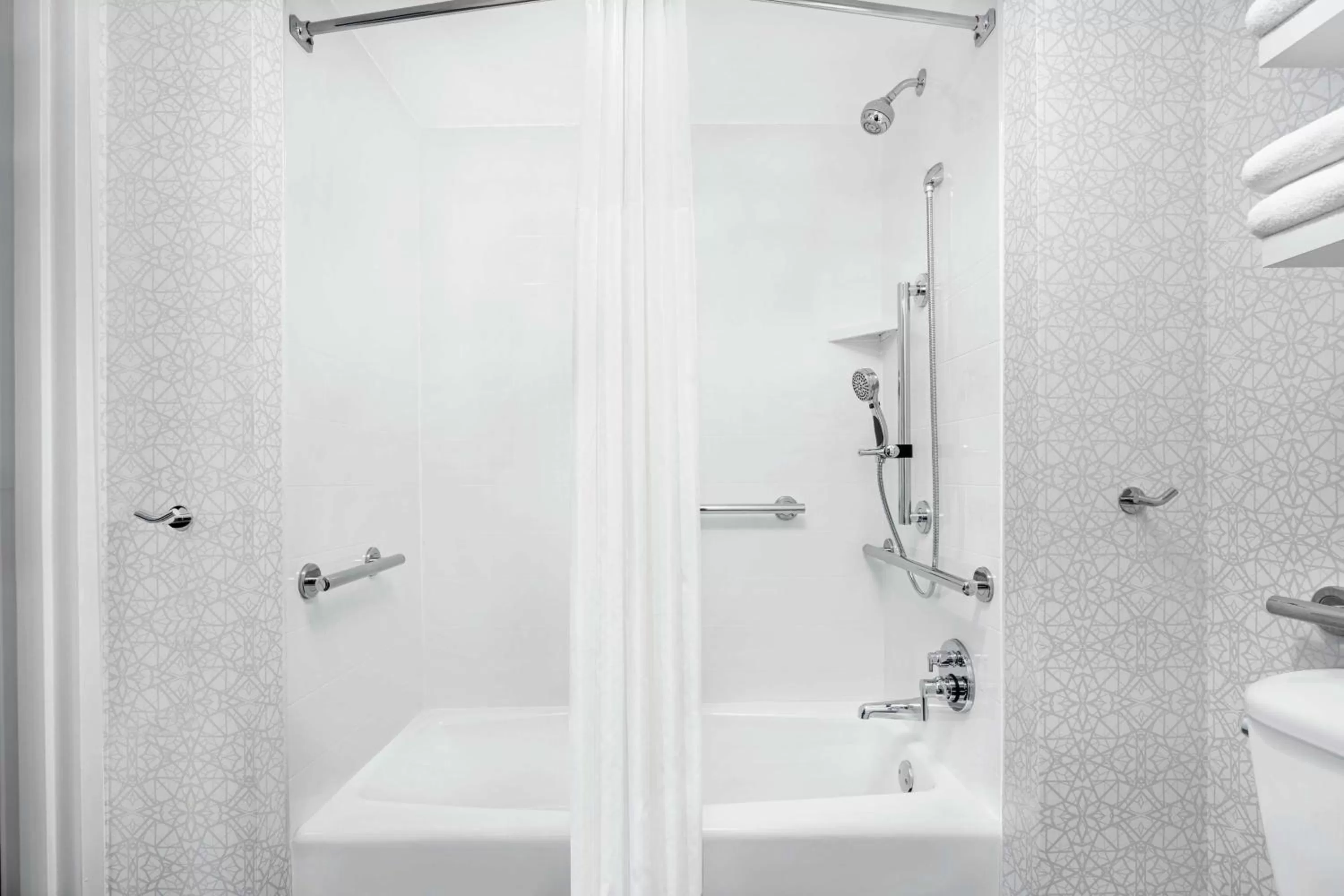 Queen Room with Two Queen Beds - Mobility and Hearing Access/Non-Smoking in Hampton Inn & Suites Chicago-Downtown