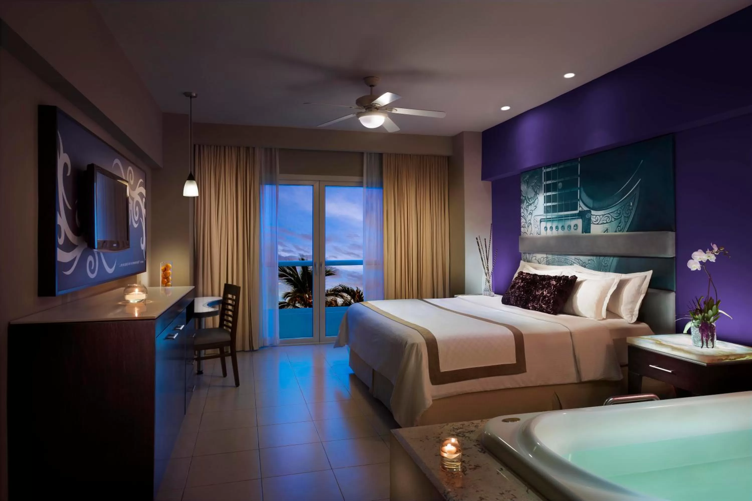 Deluxe Pool View Double Beds in Hard Rock Hotel Vallarta All Inclusive