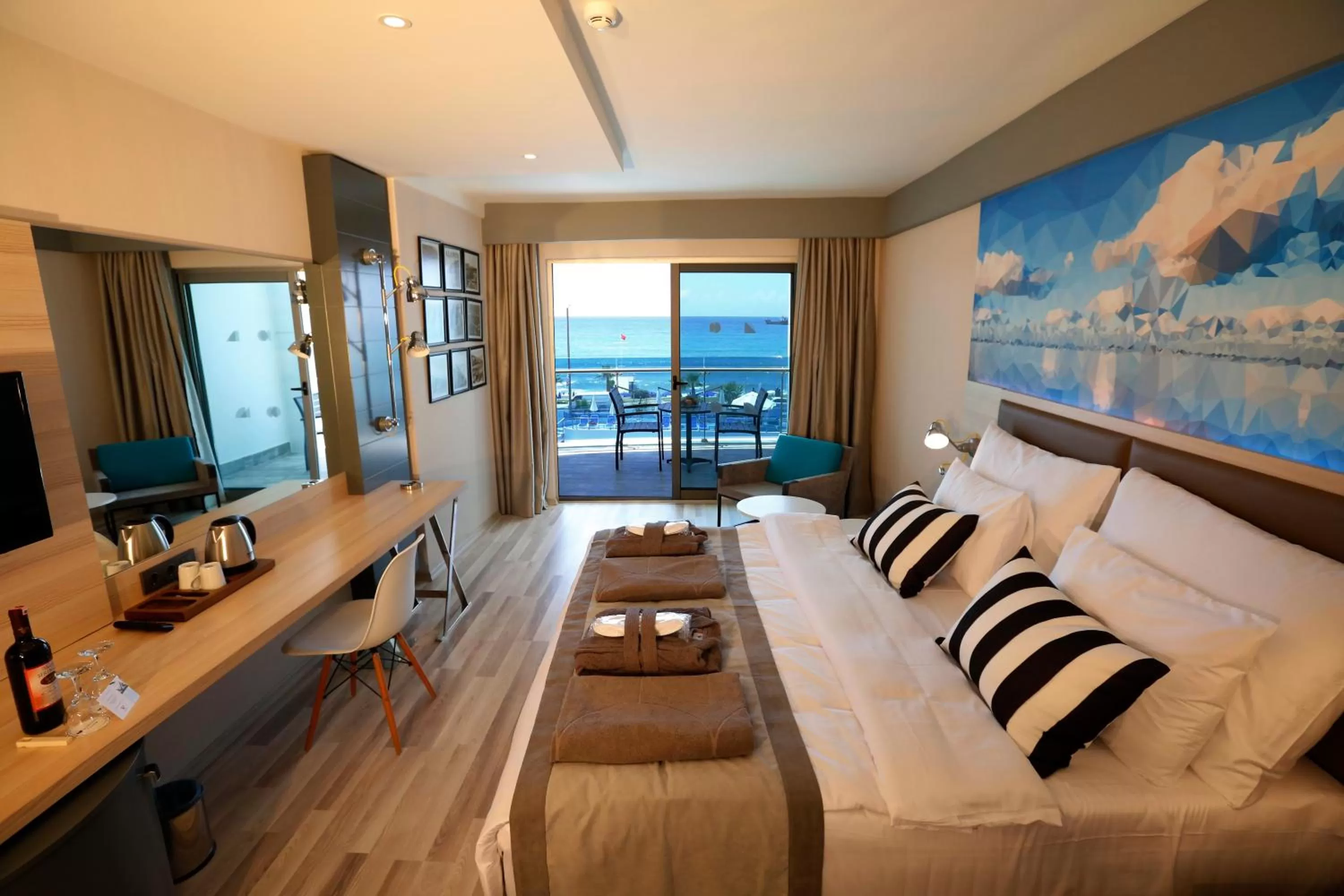 Standard Triple Room with Sea View in Sunprime C-Lounge - Adult Only