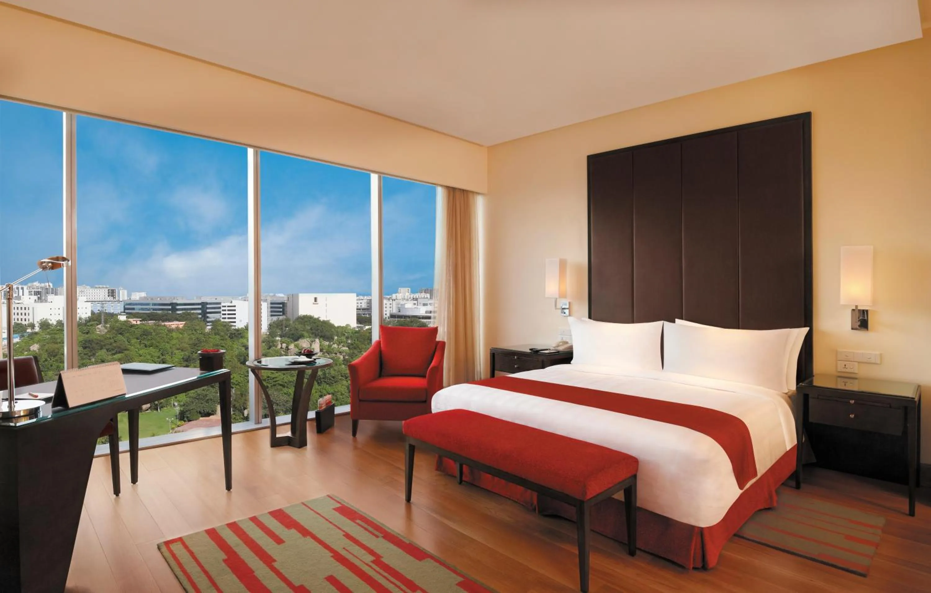 Deluxe Room with City View in Trident Hyderabad