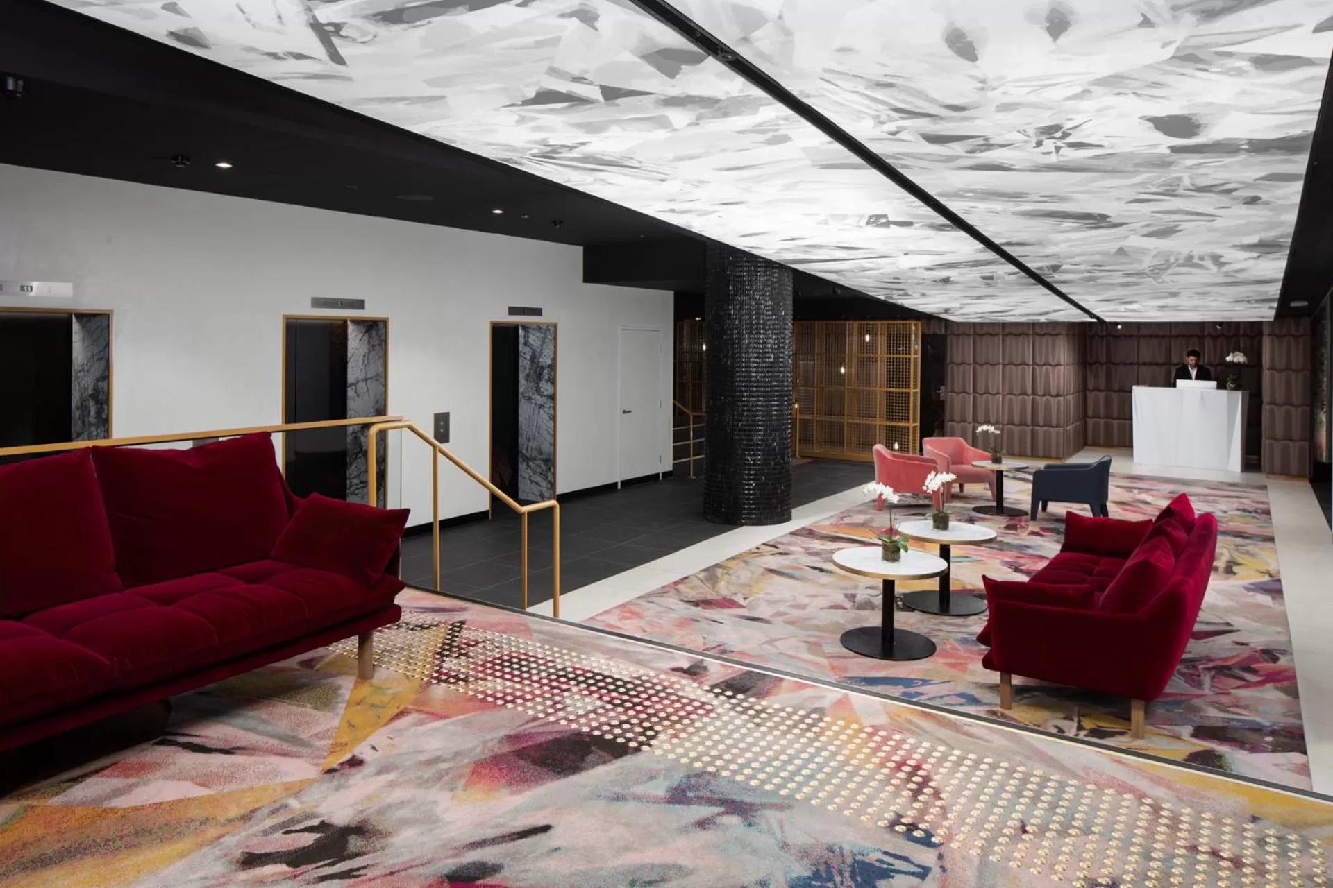 Living room in Pullman Melbourne City Centre