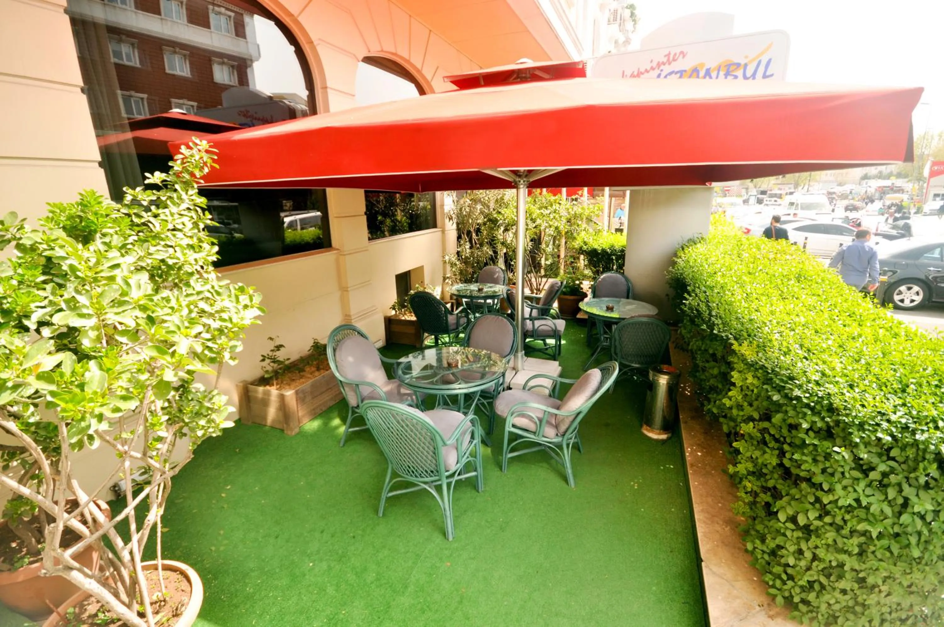 Garden in Topkapi Inter Istanbul Hotel