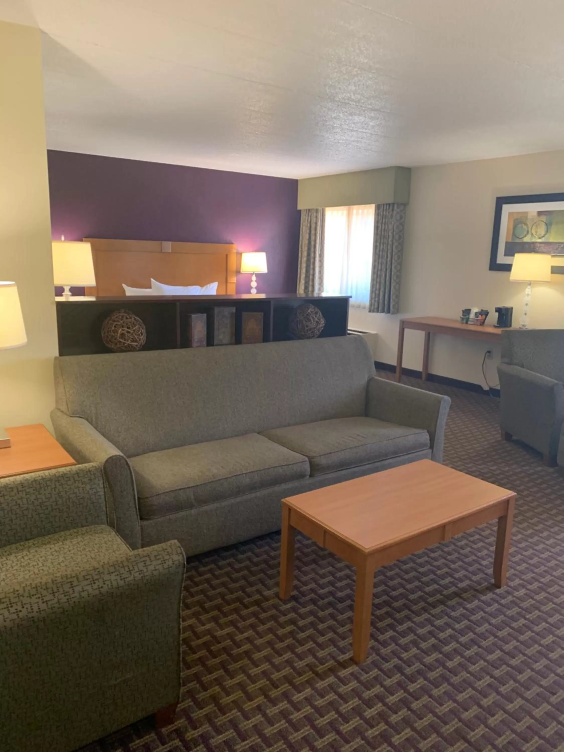 Superior King Suite - Non-Smoking in Ramada by Wyndham Marquette