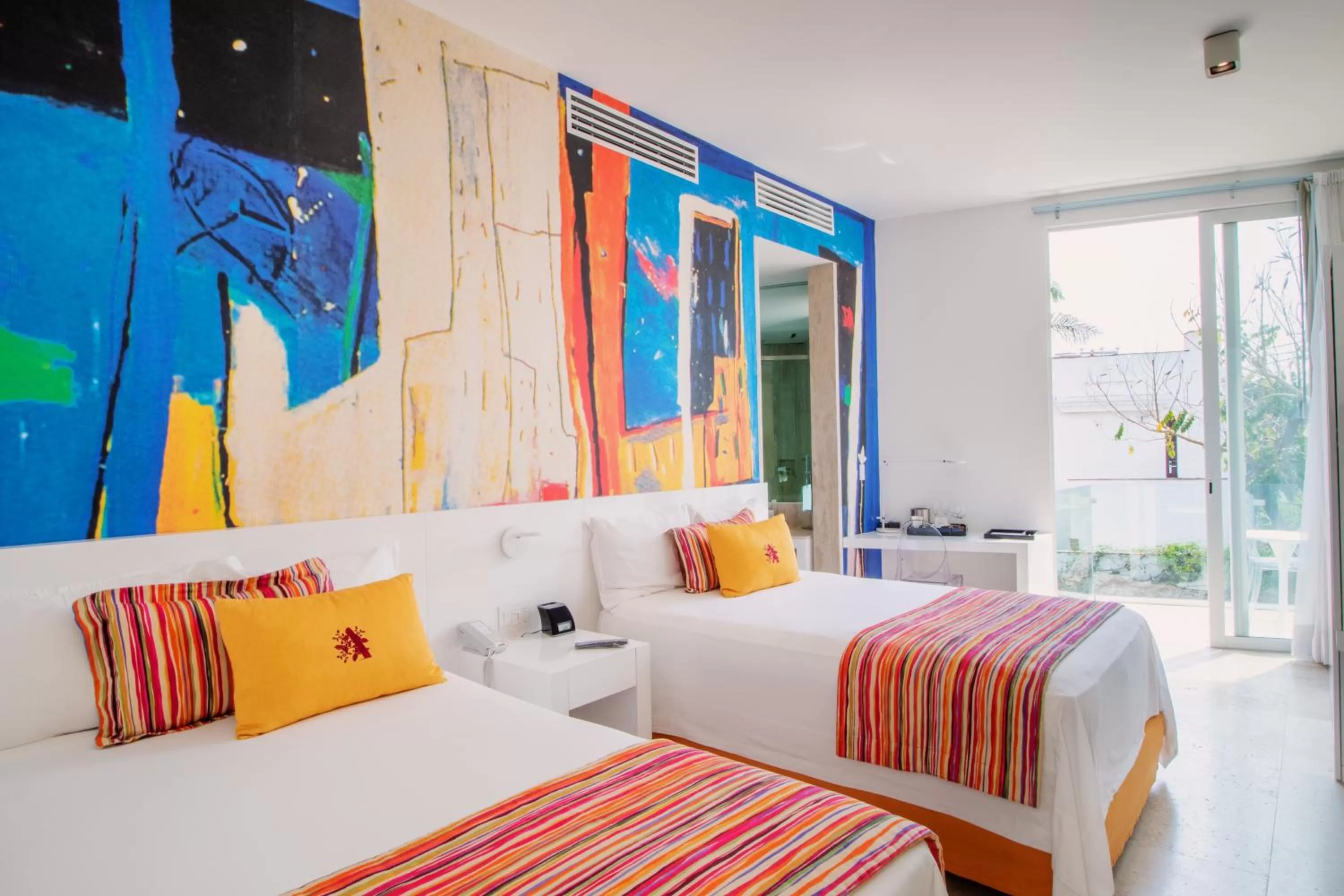 Deluxe Double Room with Two Double Beds in Anticavilla Hotel Restaurante & Spa