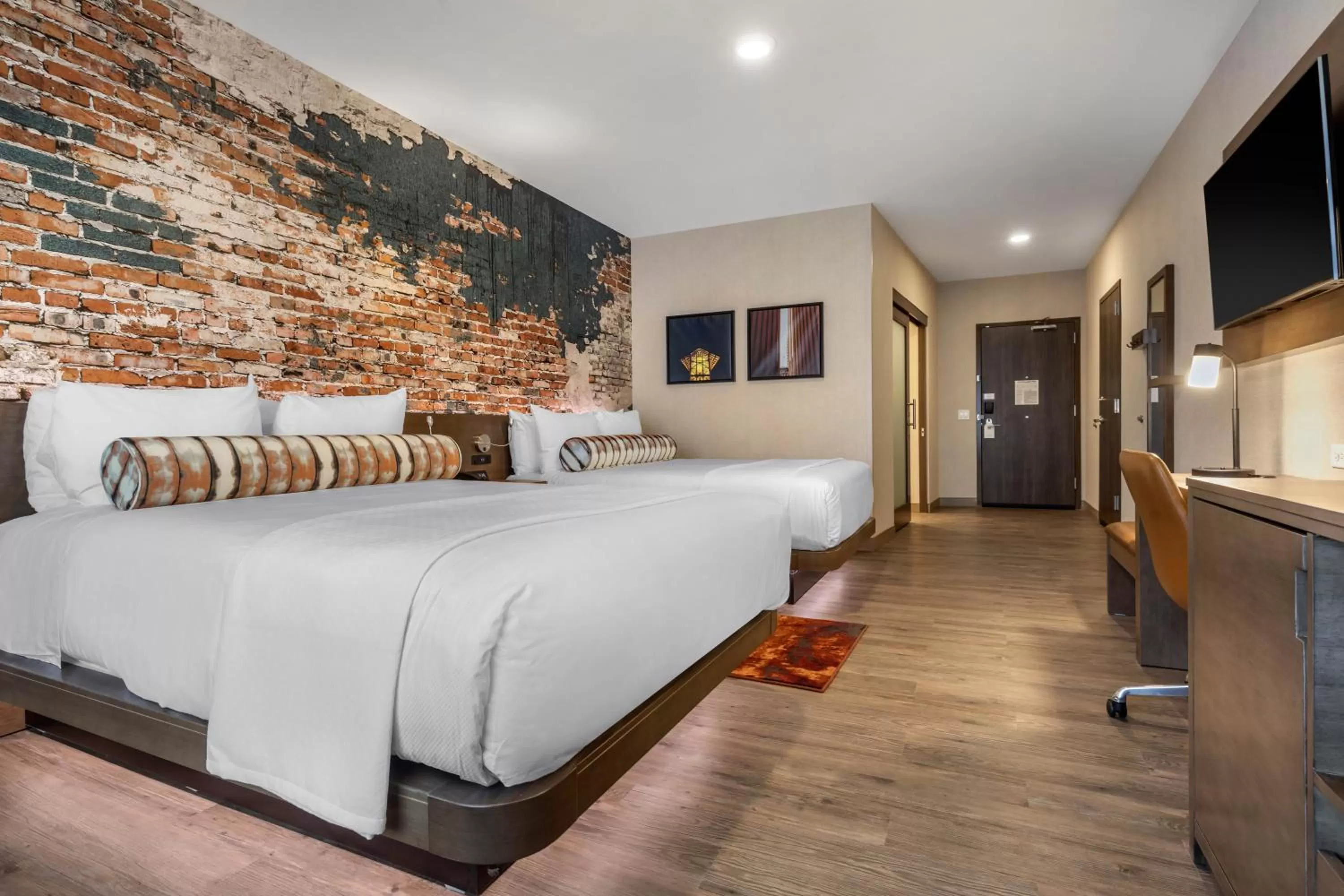 Queen Room with Two Queen Beds and Tub - Accessible/Non-Smoking in Cambria Hotel Omaha Downtown