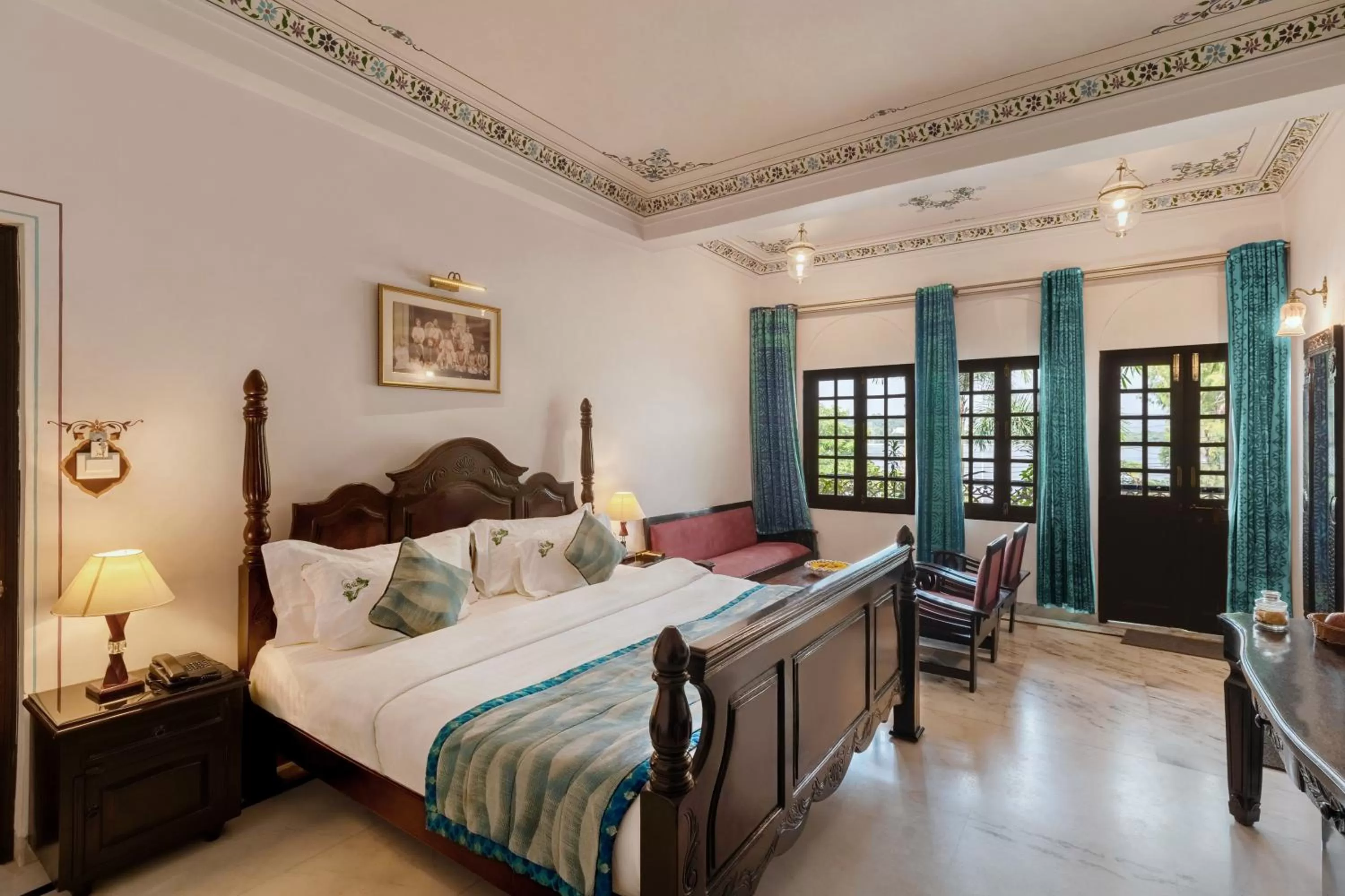 King Room with Lake View in Panna Vilas - A Lake Facing Boutique Hotel
