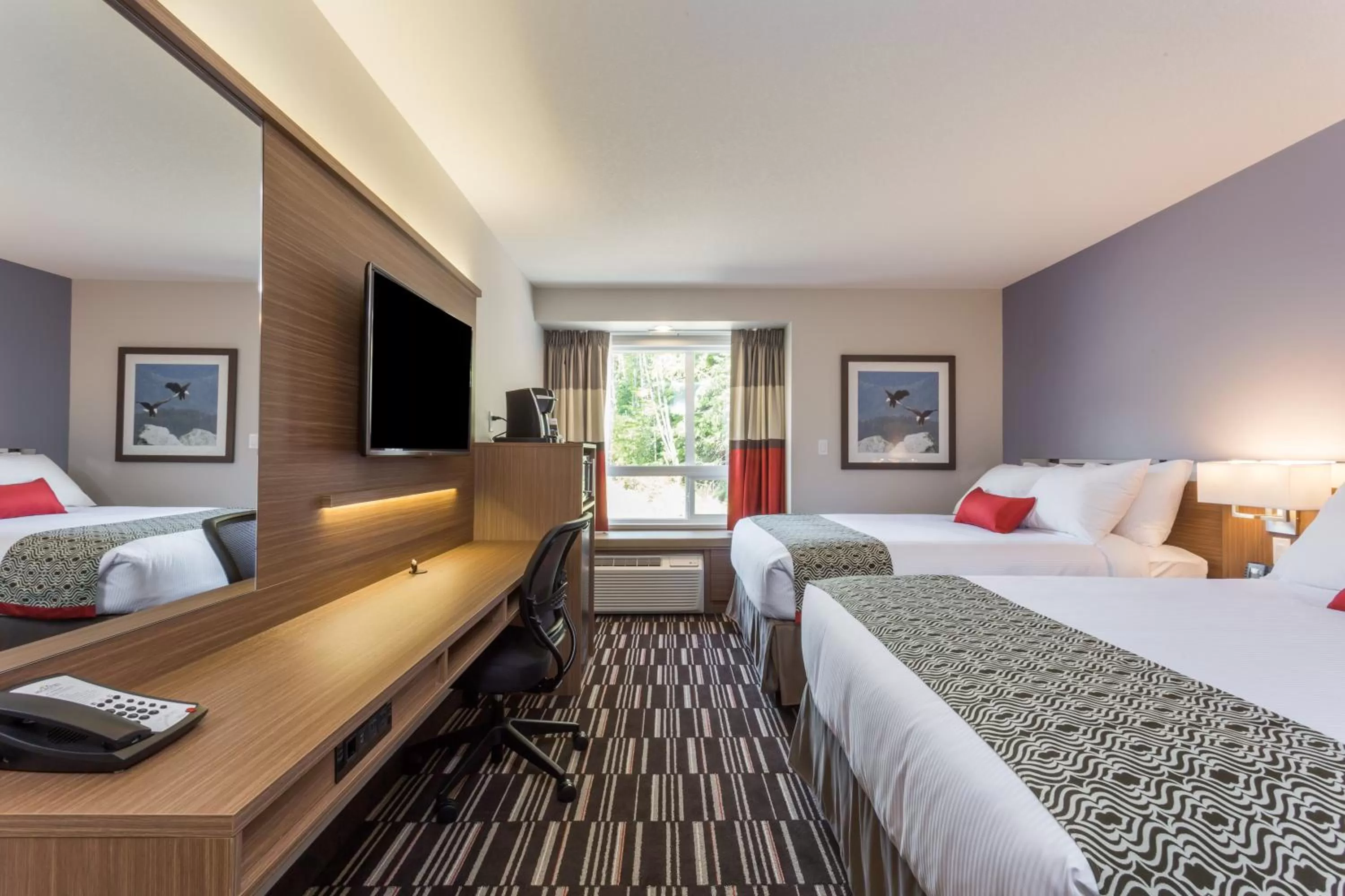 Queen Room with Two Queen Beds - Non-Smoking in Microtel Inn and Suites by Wyndham Kitimat