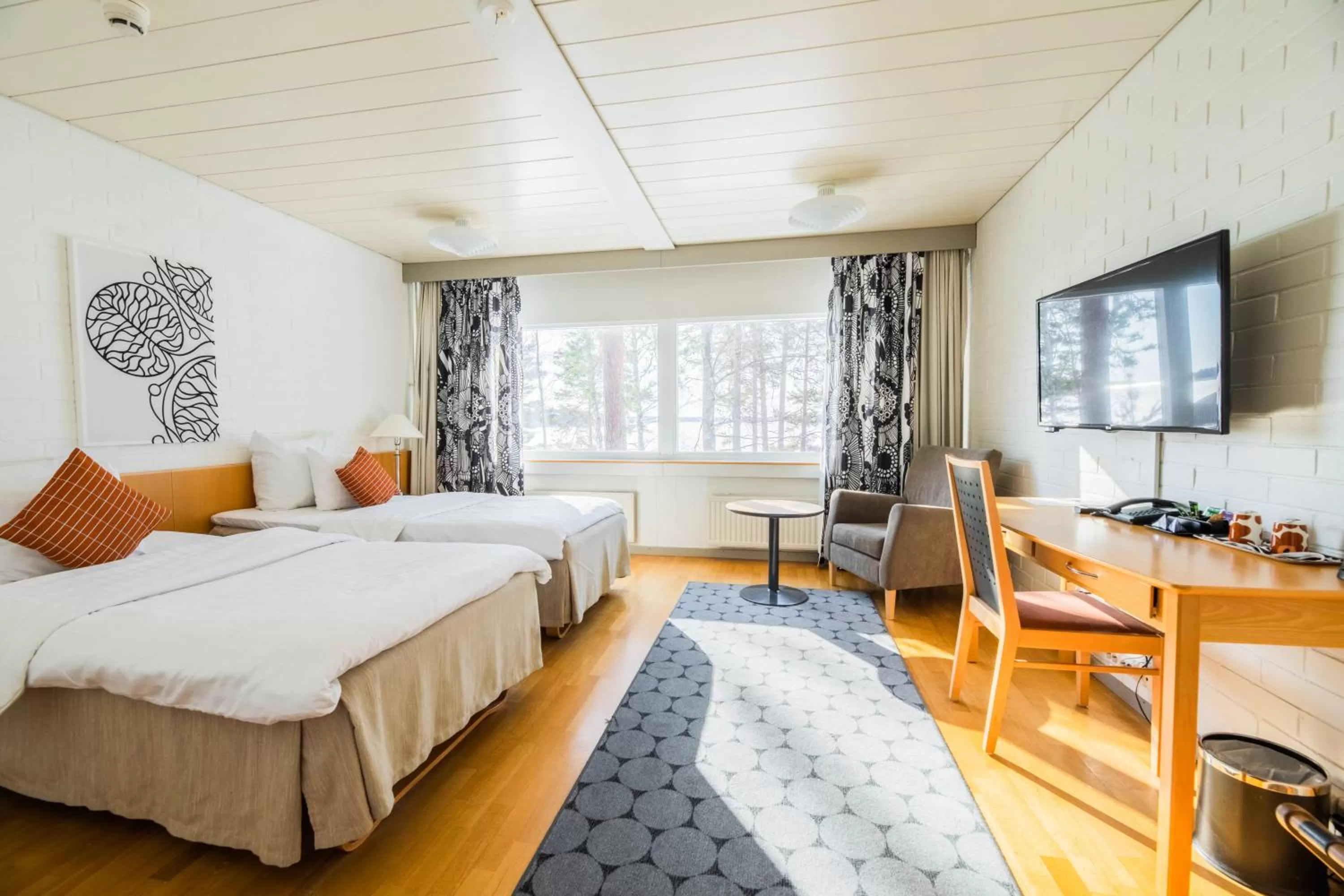 Standard Twin Room with Sea View in Hotel Rantapuisto