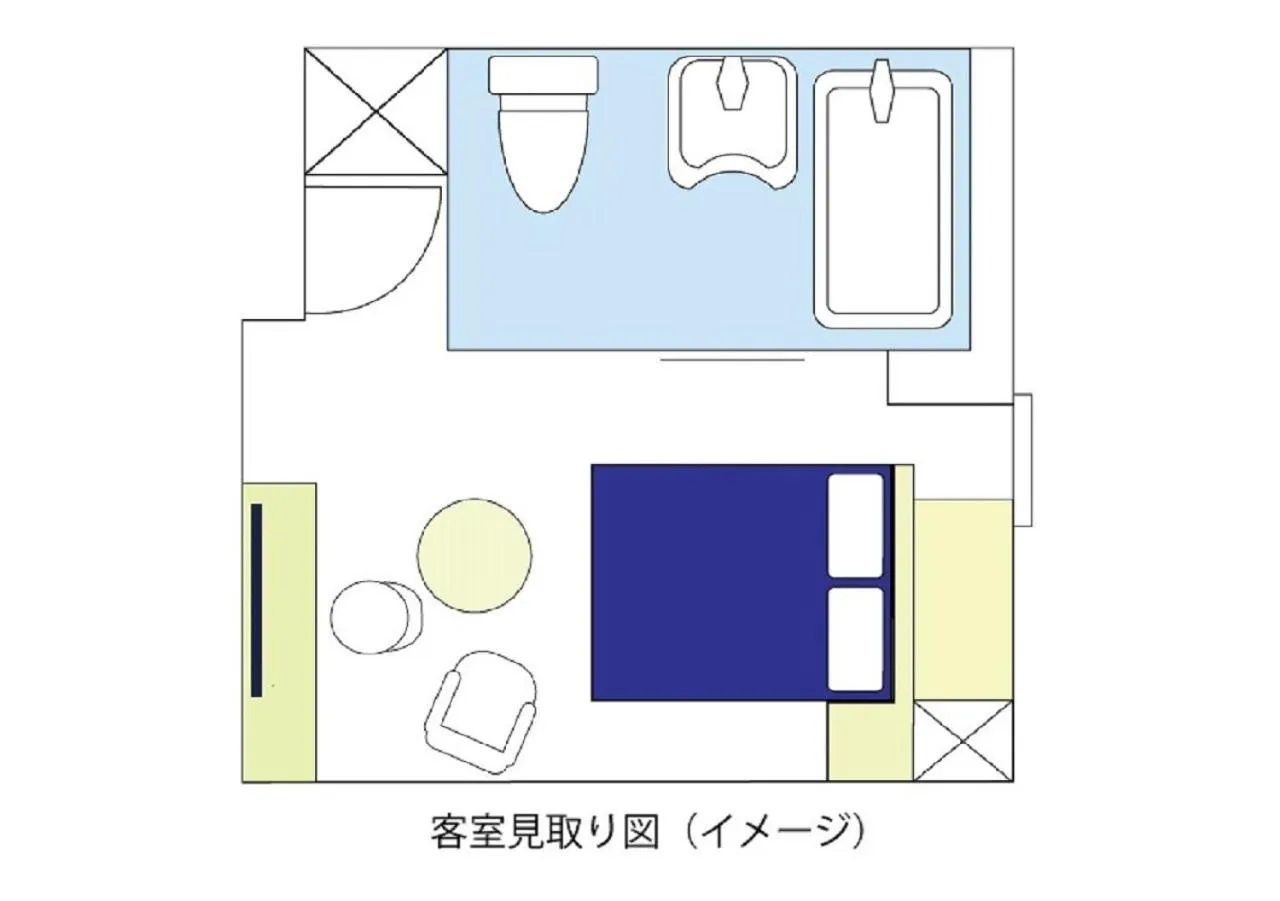 Queen Room - Disability Access/Non-Smoking in Meitetsu Inn Hamamatsucho