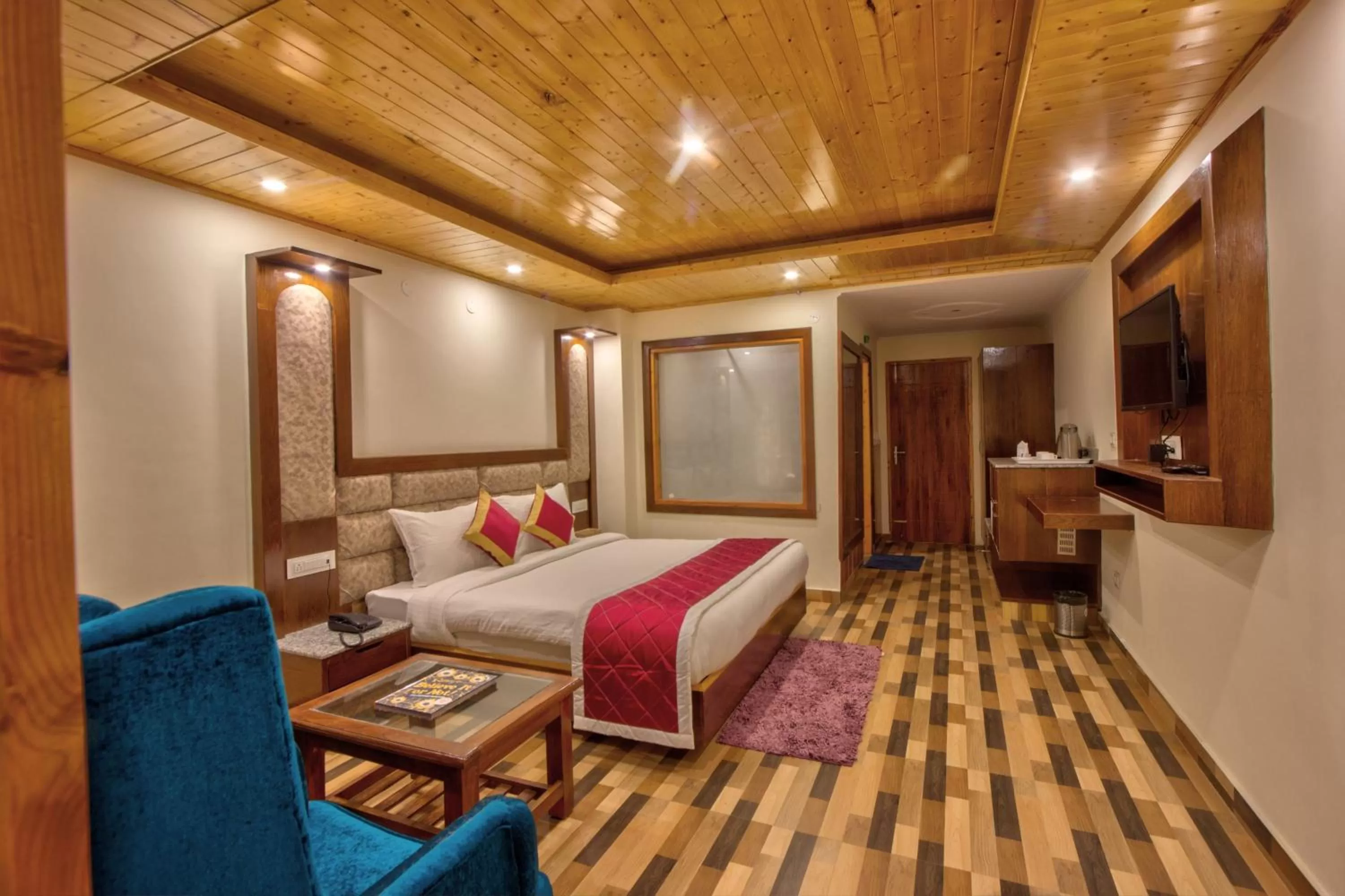 Deluxe Room in Snow City's Montana Blues Resort Manali - Heated & Air-Cooled Stay