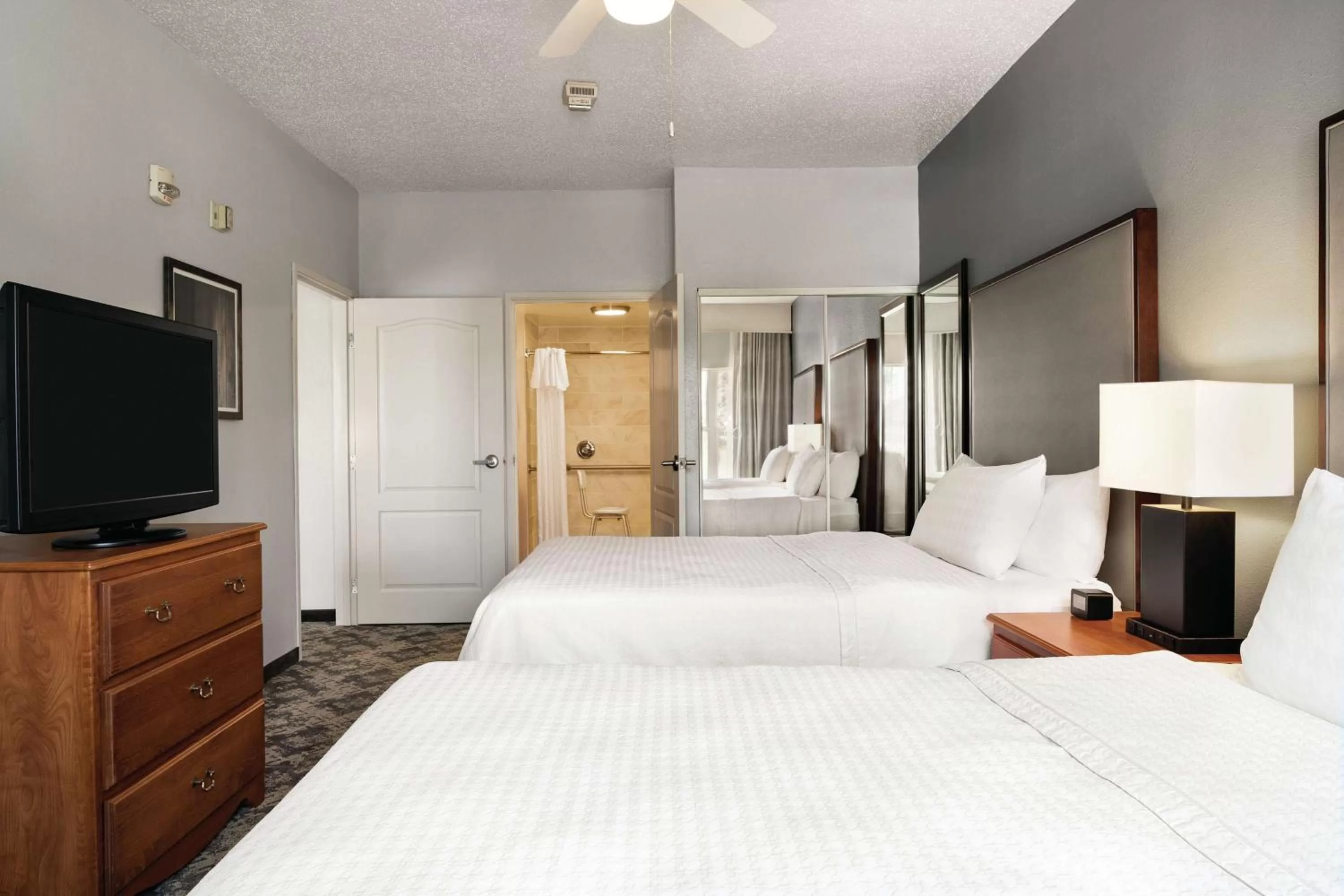 One-Bedroom Queen Suite with Two Queen Beds - Non-Smoking in Homewood Suites by Hilton Corpus Christi