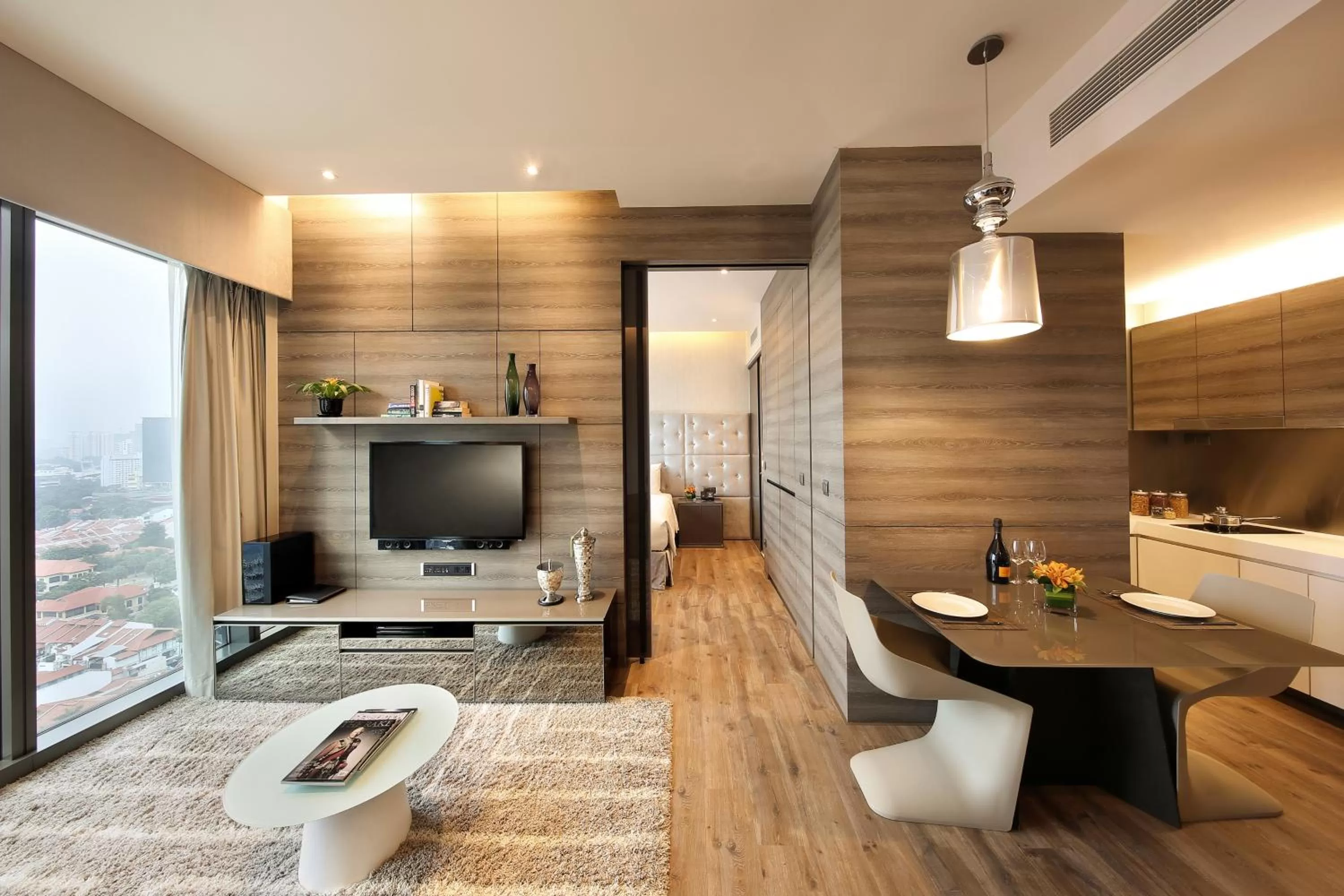 Executive One-Bedroom Apartment in Pan Pacific Serviced Suites Beach Road, Singapore