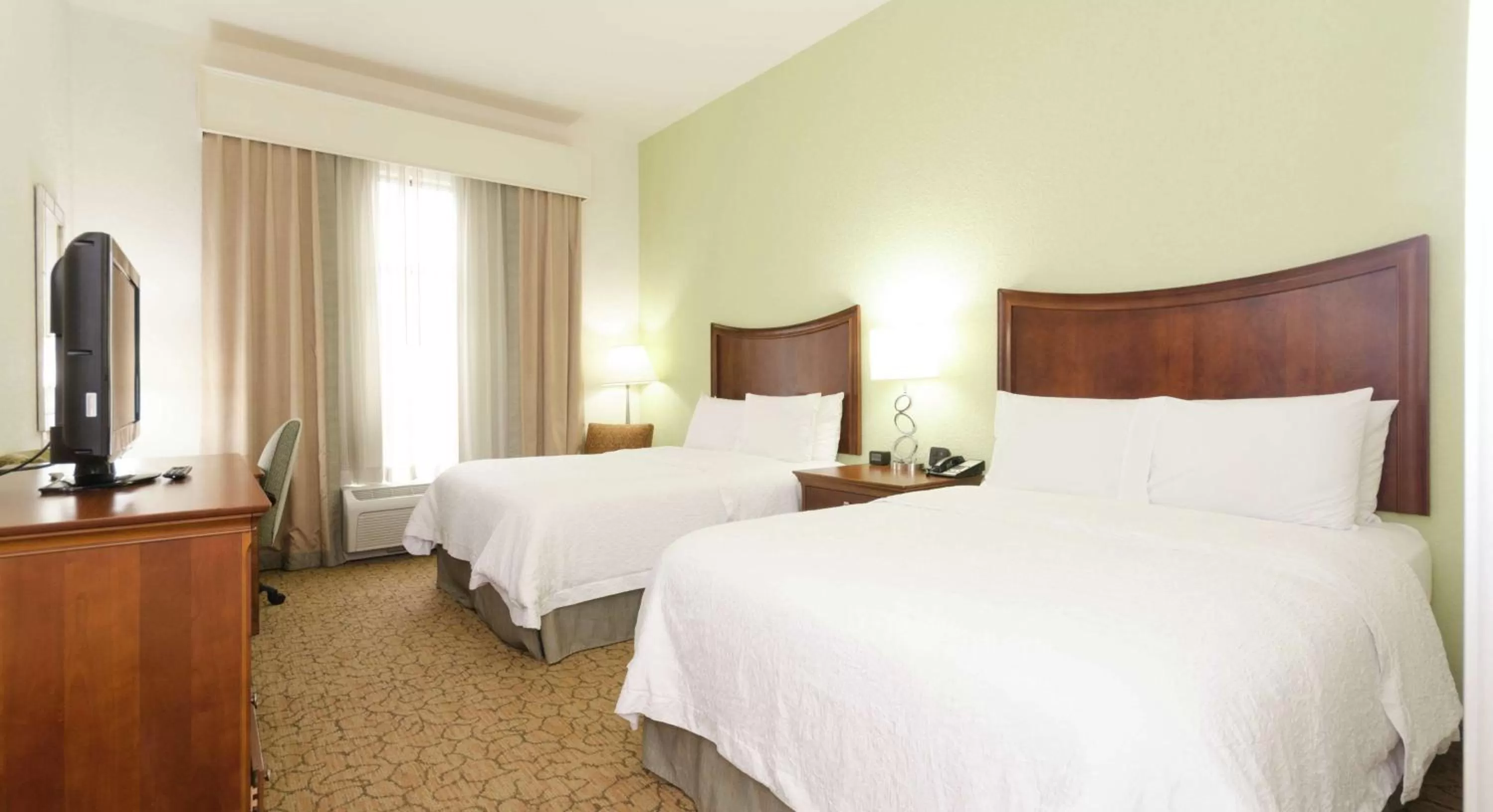 Queen Room with Two Queen Beds - Hearing Access/Non-Smoking in Hampton Inn Hickory