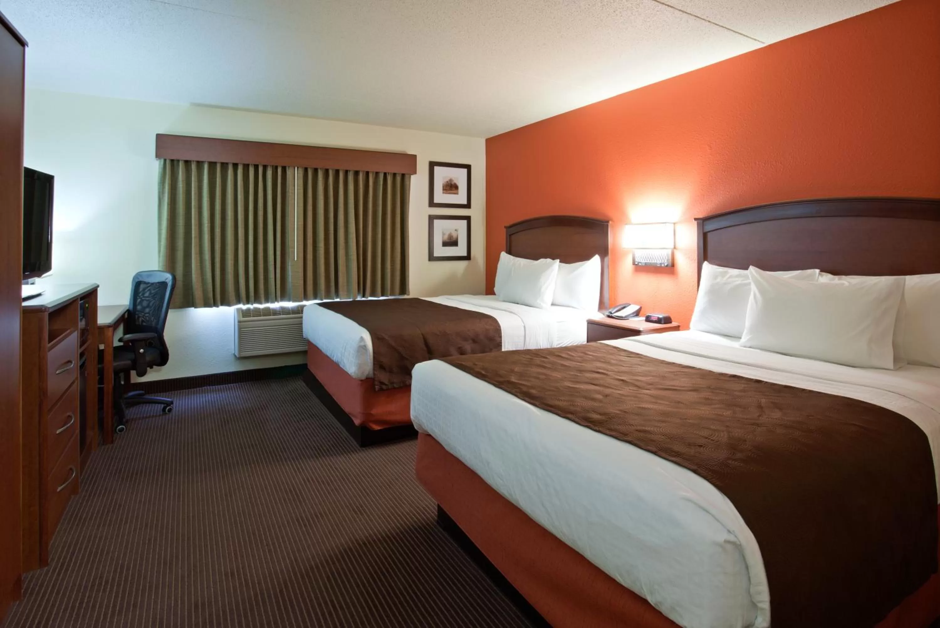 Queen Room with Two Queen Beds - Non-Smoking in AmericInn by Wyndham Grand Forks