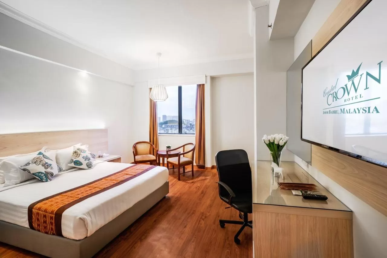 Deluxe Double Room (newly renovated) in Crystal Crown Hotel JB