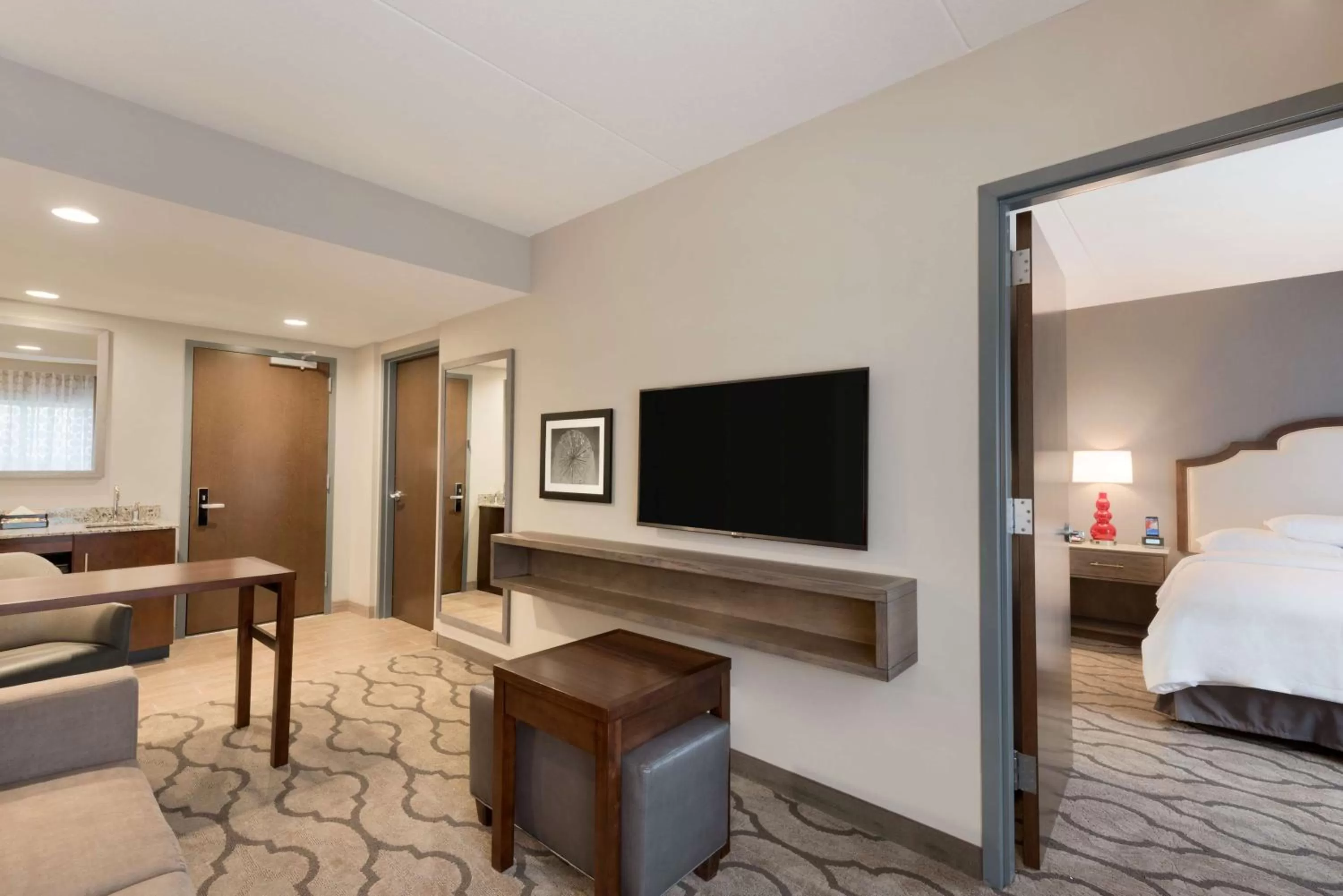 Two-Room King Suite in Embassy Suites by Hilton Chicago Naperville