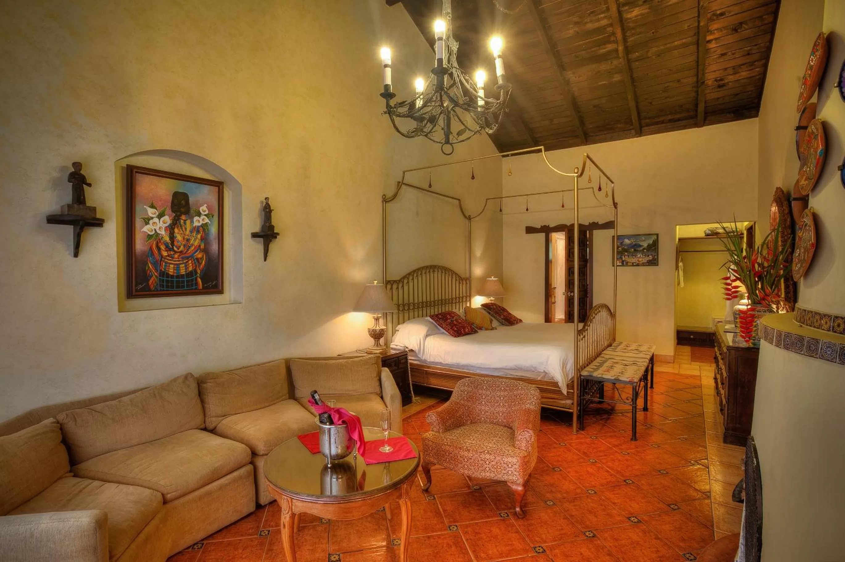 Junior Suite with Garden View in Hotel Atitlan