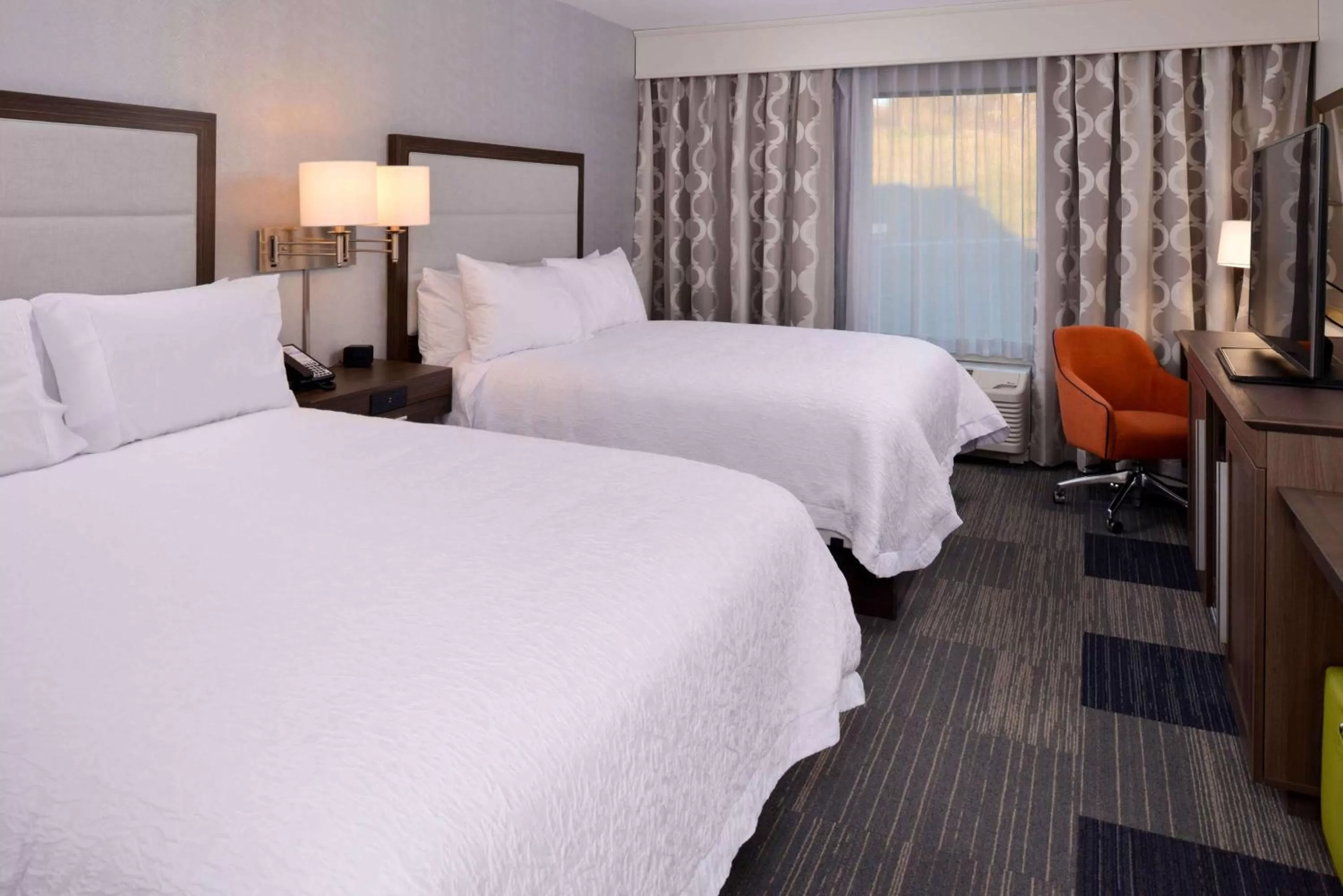 Queen Room with Two Queen Beds - Mobility Access/Non-Smoking in Hampton Inn & Suites Albany-East Greenbush, NY