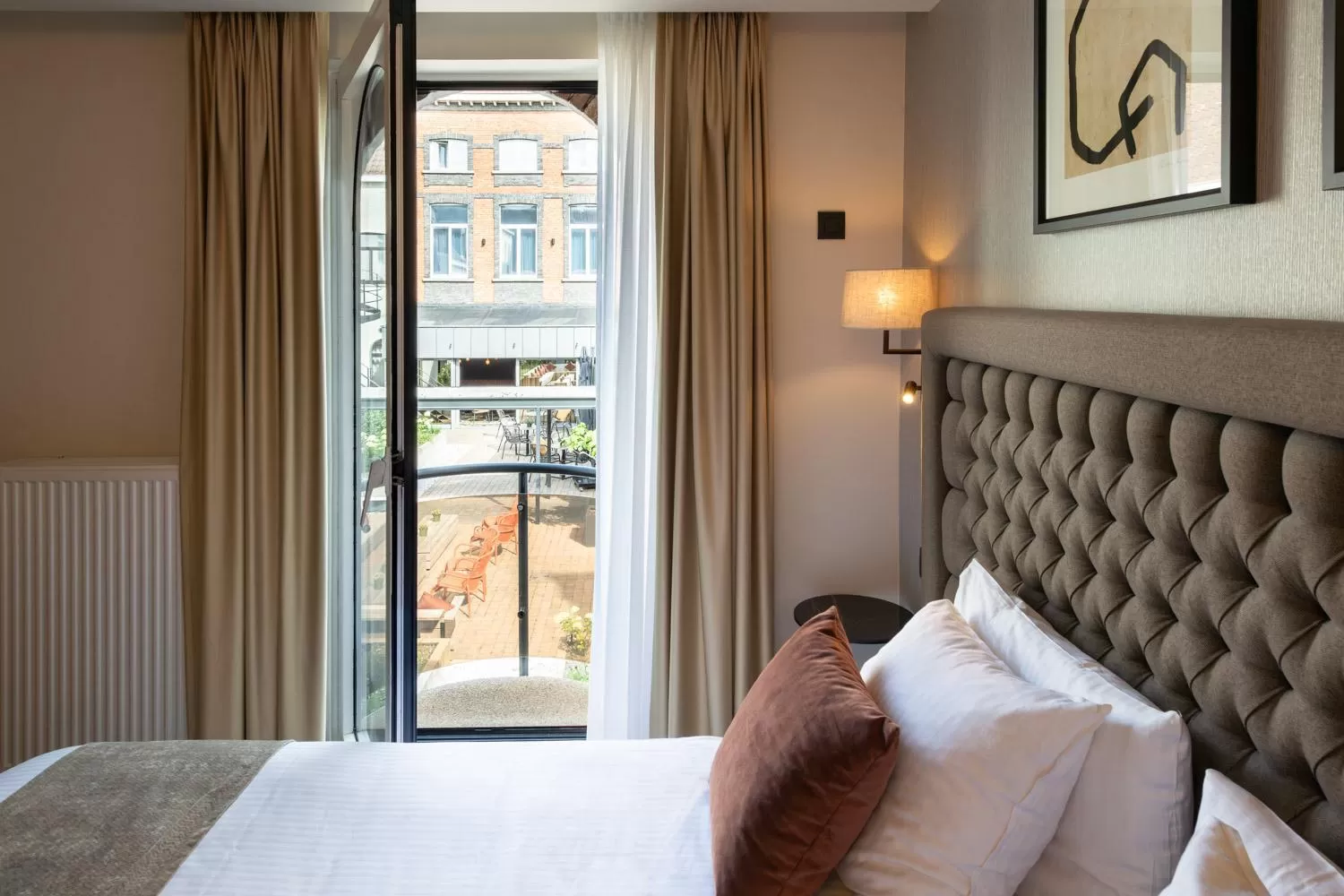 Double or Twin Room with Balcony in Dukes' Academie Brugge - by Dukes' Hotel Collection