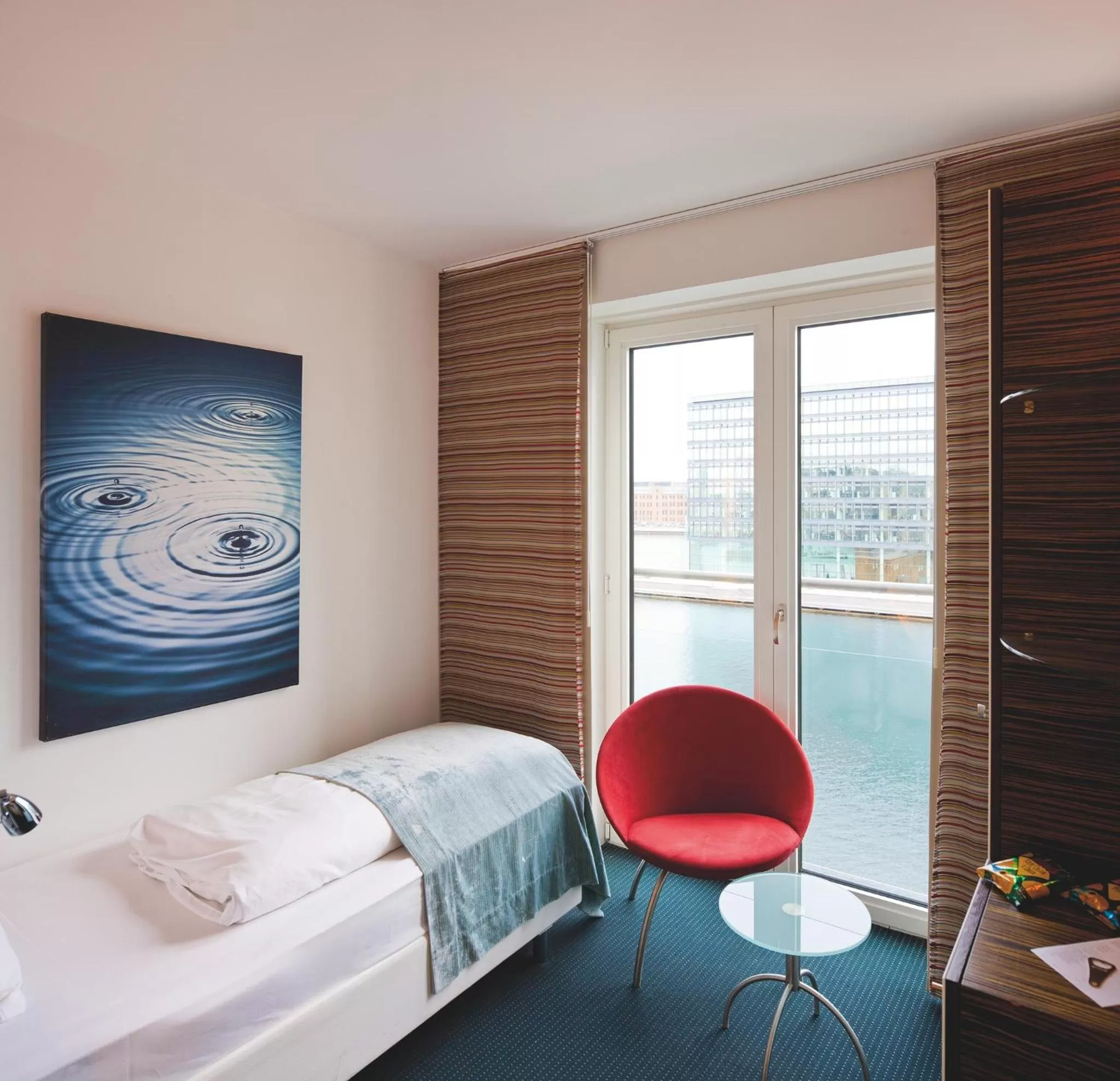 Superior Single Room With Harbor View in Copenhagen Island Hotel