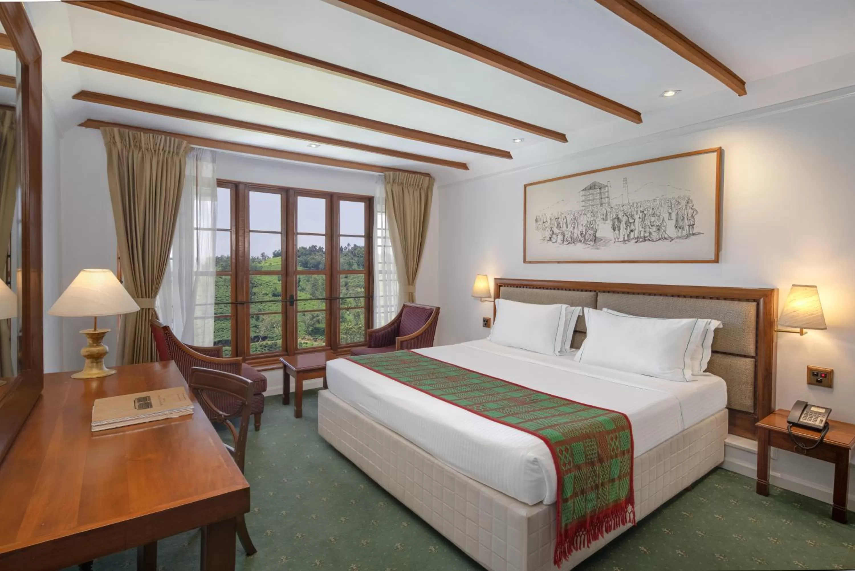 Executive Floor - single occupancy - Deluxe Double in Heritance Tea Factory
