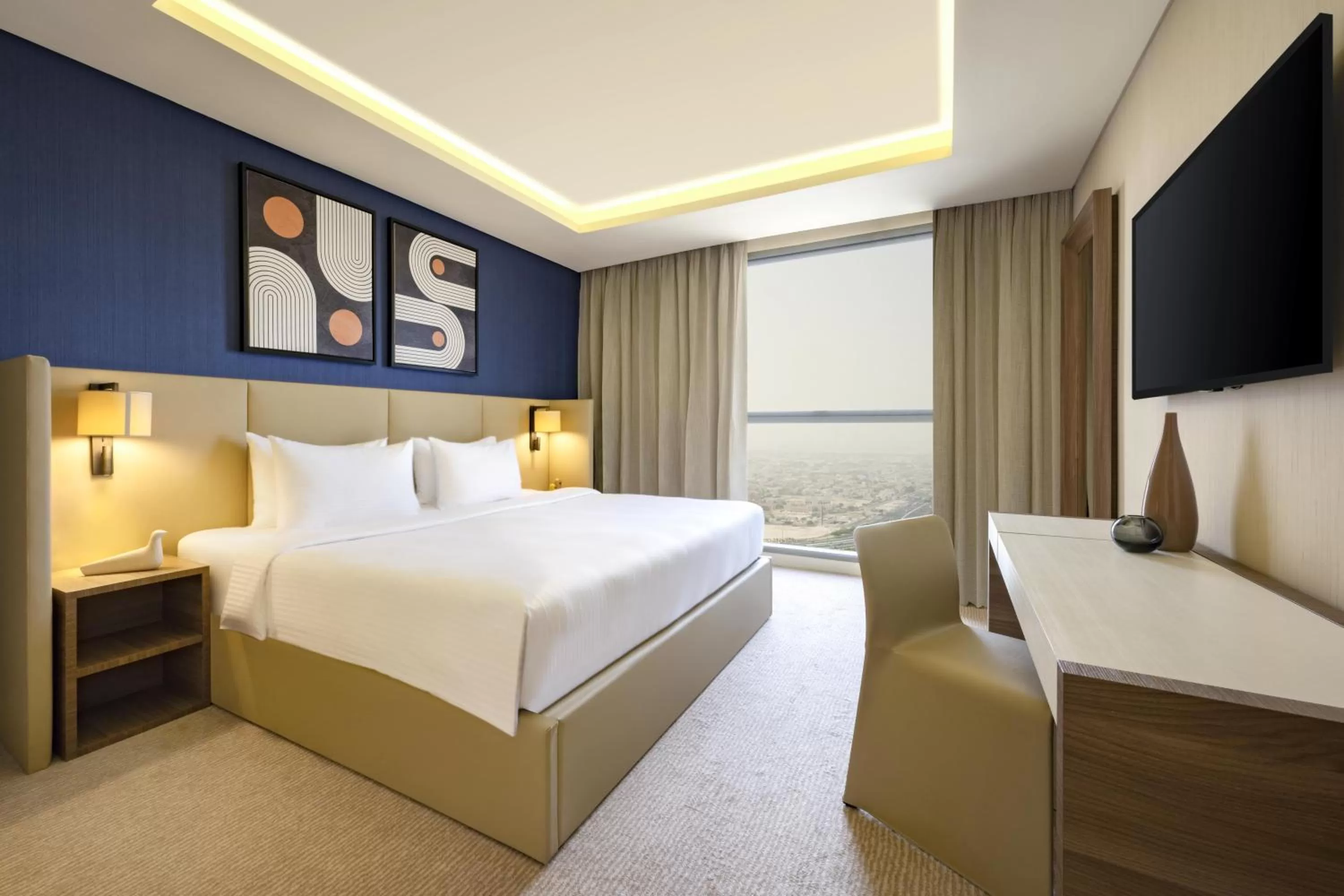 One-Bedroom Suite with Sea View in voco Doha West Bay Suites by IHG