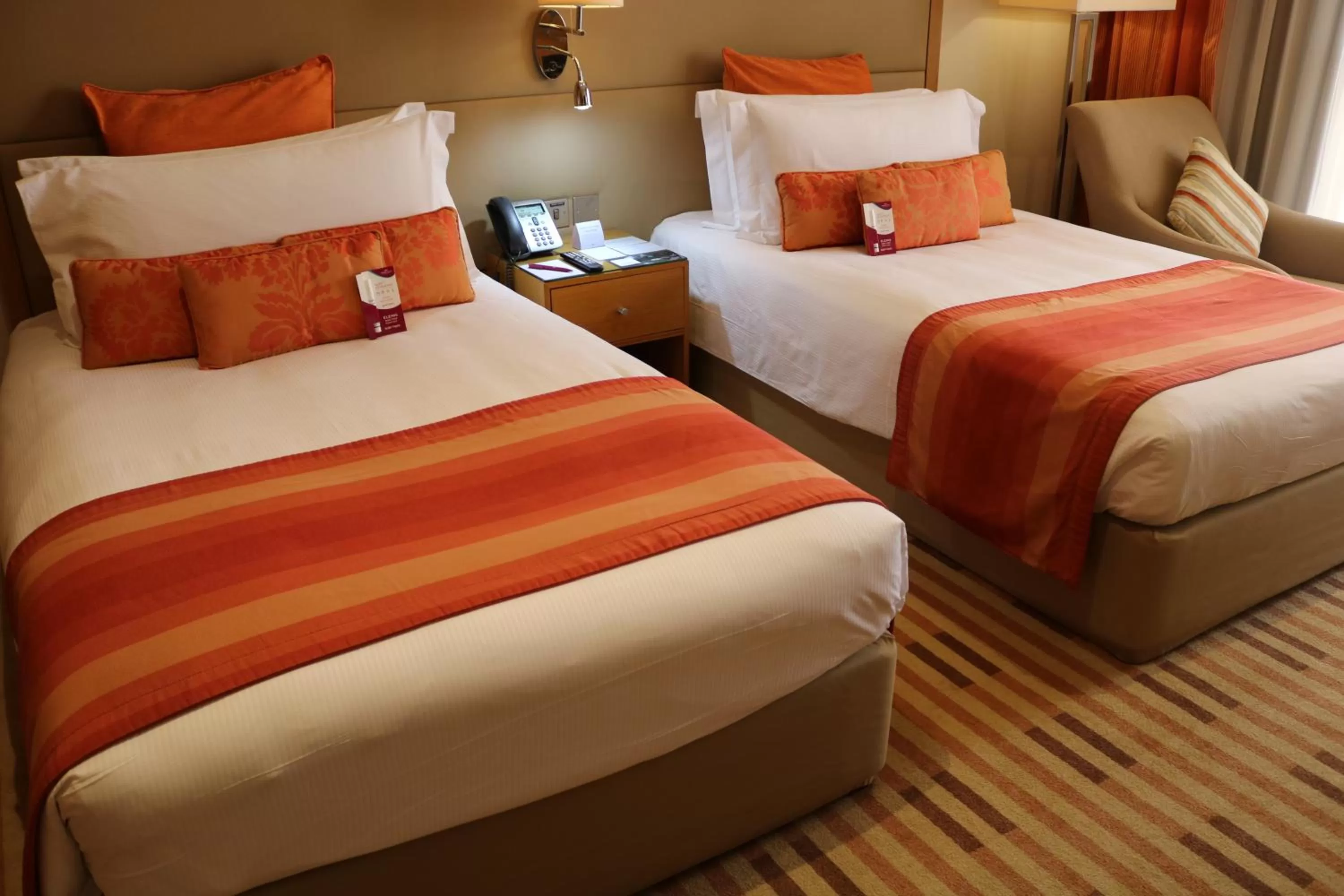 Standard Twin Room with Pool View in Crowne Plaza Sohar by IHG