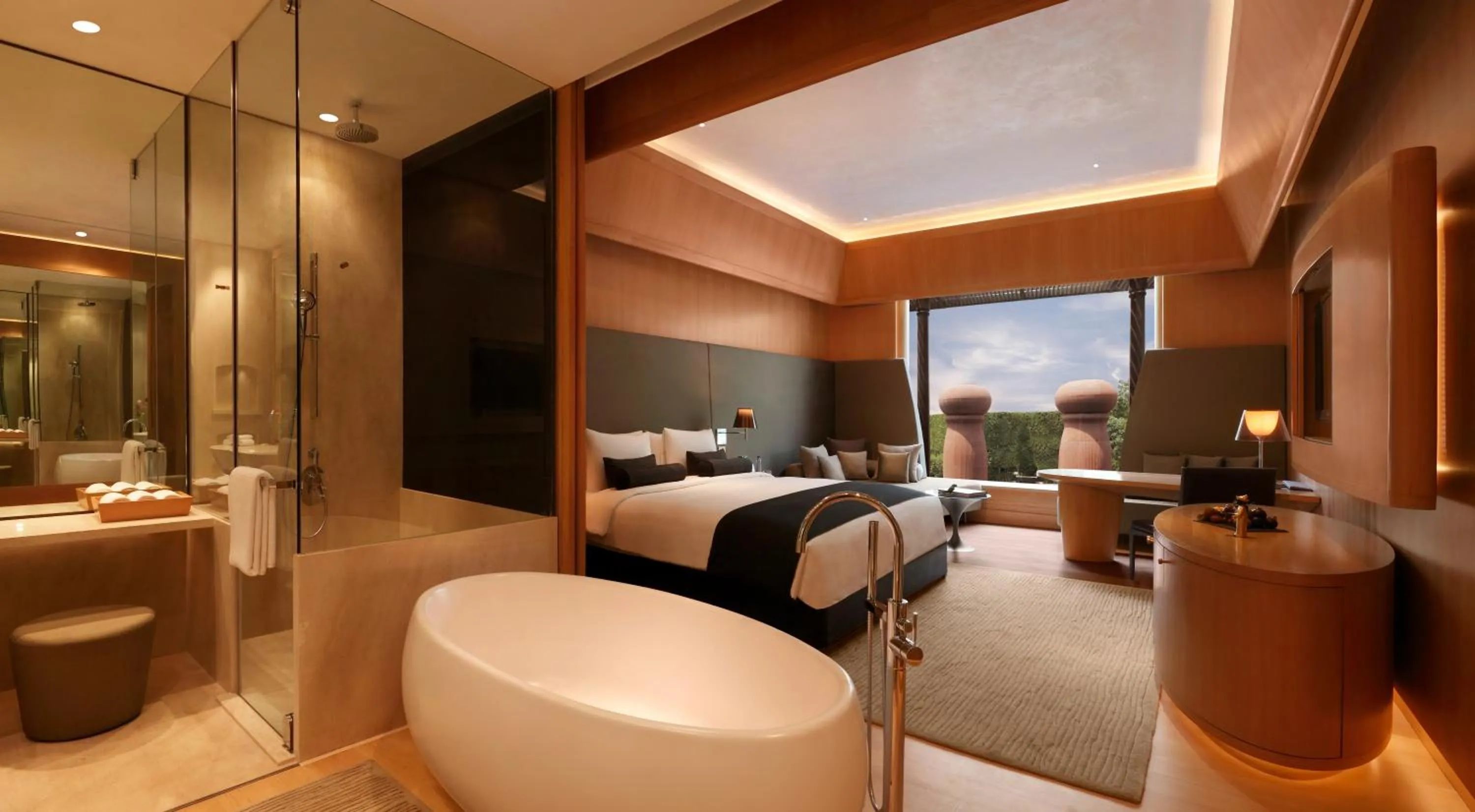 Premium Lake View Room with One Way Airport Transfers, 10% Discount on Spa, Laundry & Car Services - single occupancy in The Roseate