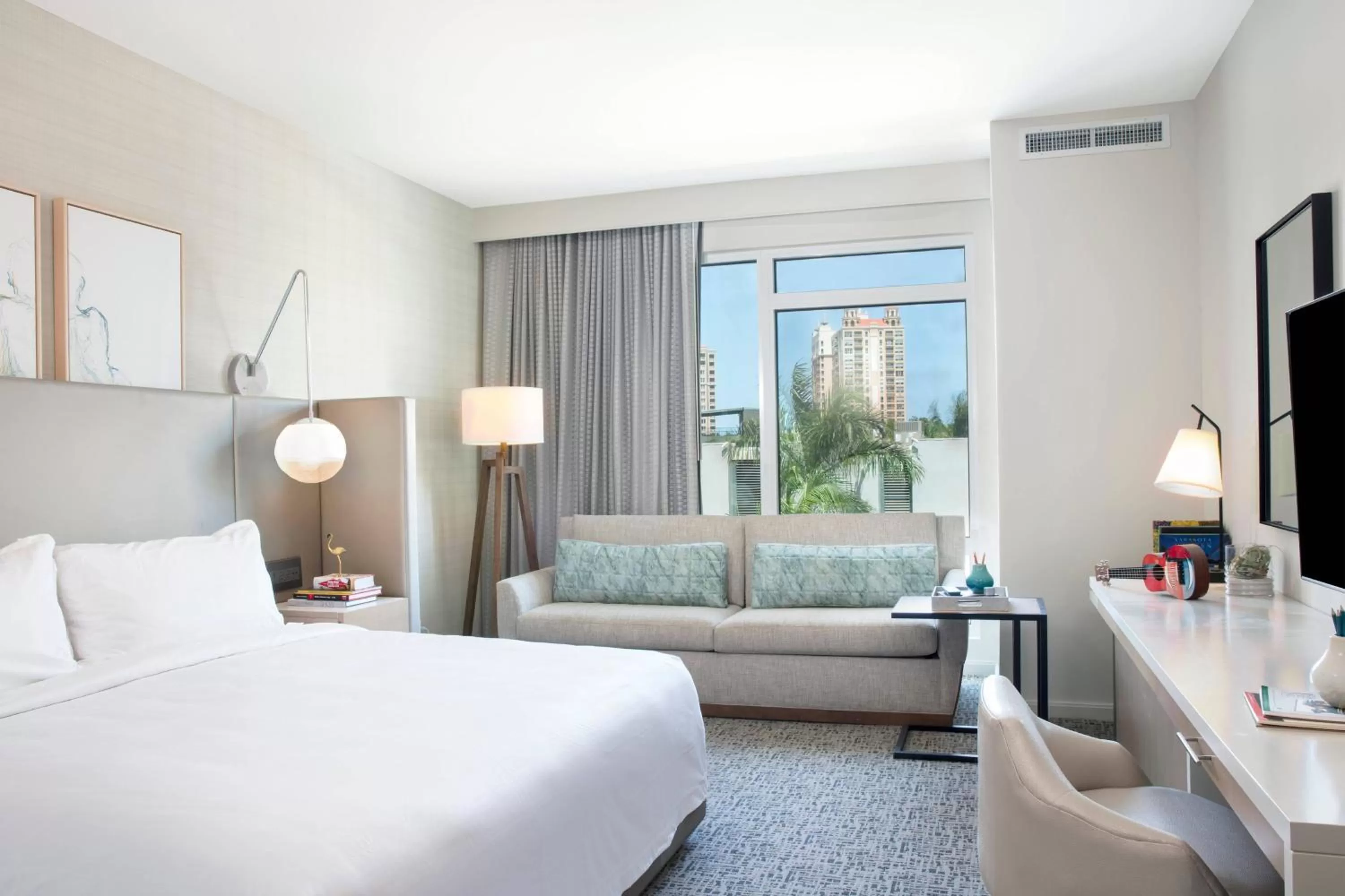 King Room with Sofa Bed - City View in Art Ovation Hotel, Autograph Collection