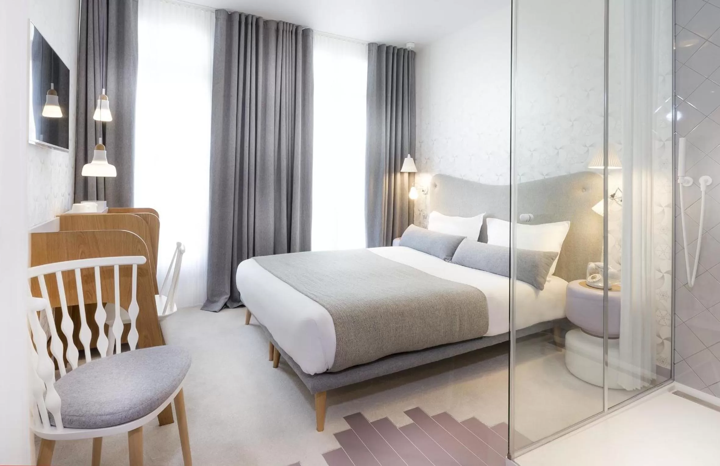 Two Connecting Rooms in Hotel le Lapin Blanc