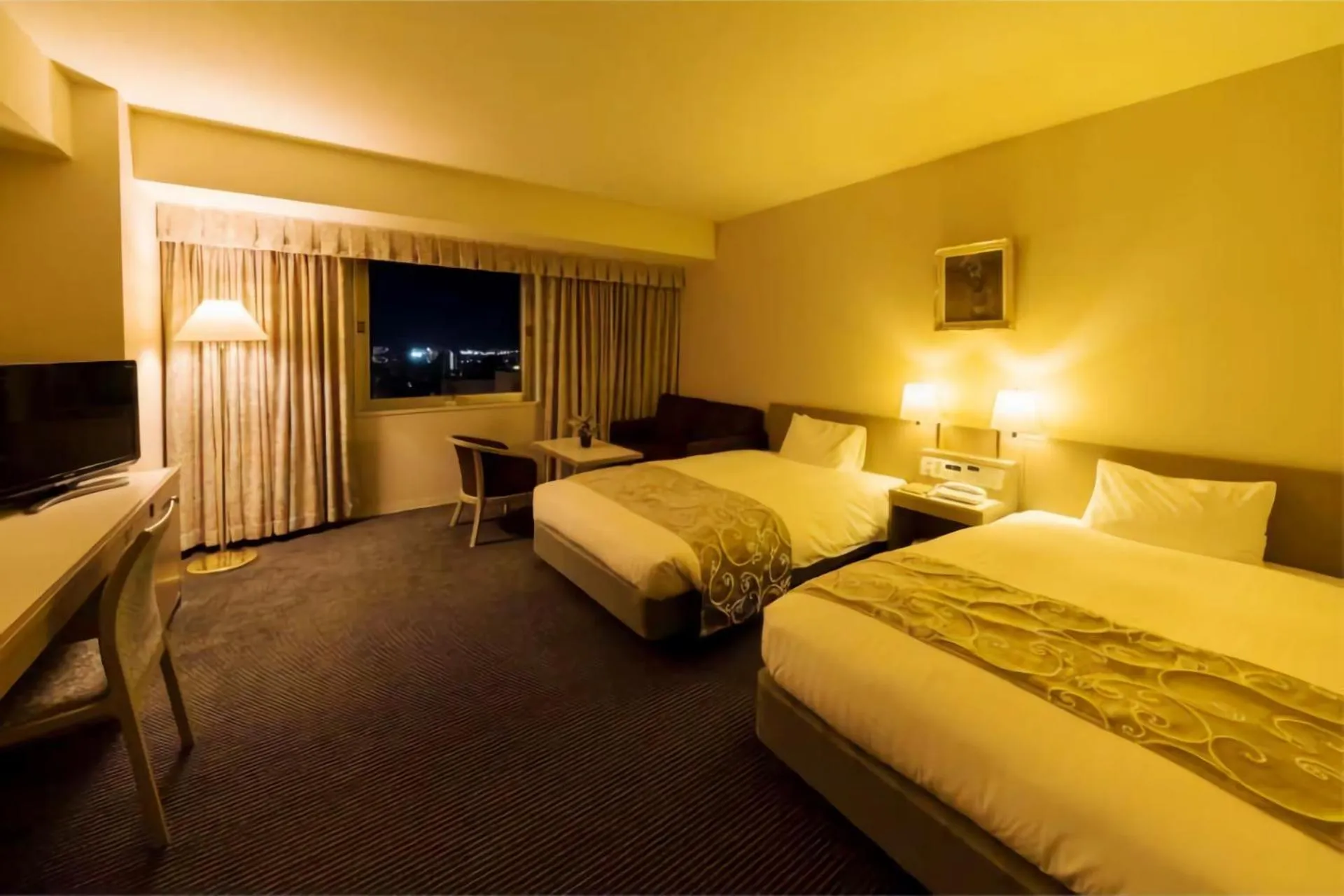 Twin Room with Mountain View - single occupancy - Smoking in Hotel Aomori