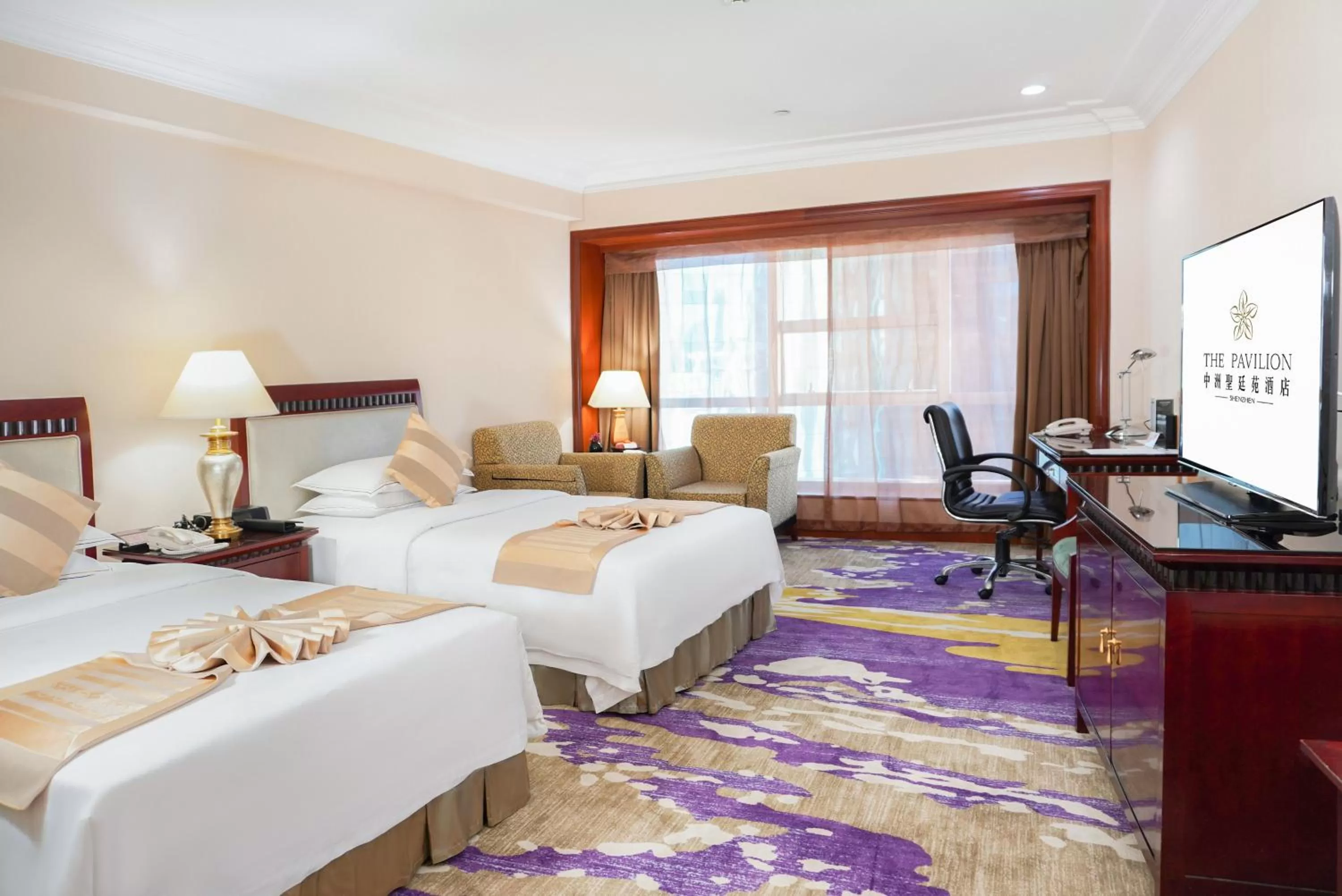 Superior Twin Room in The Pavilion Hotel Shenzhen (Huaqiang NorthBusiness Zone)